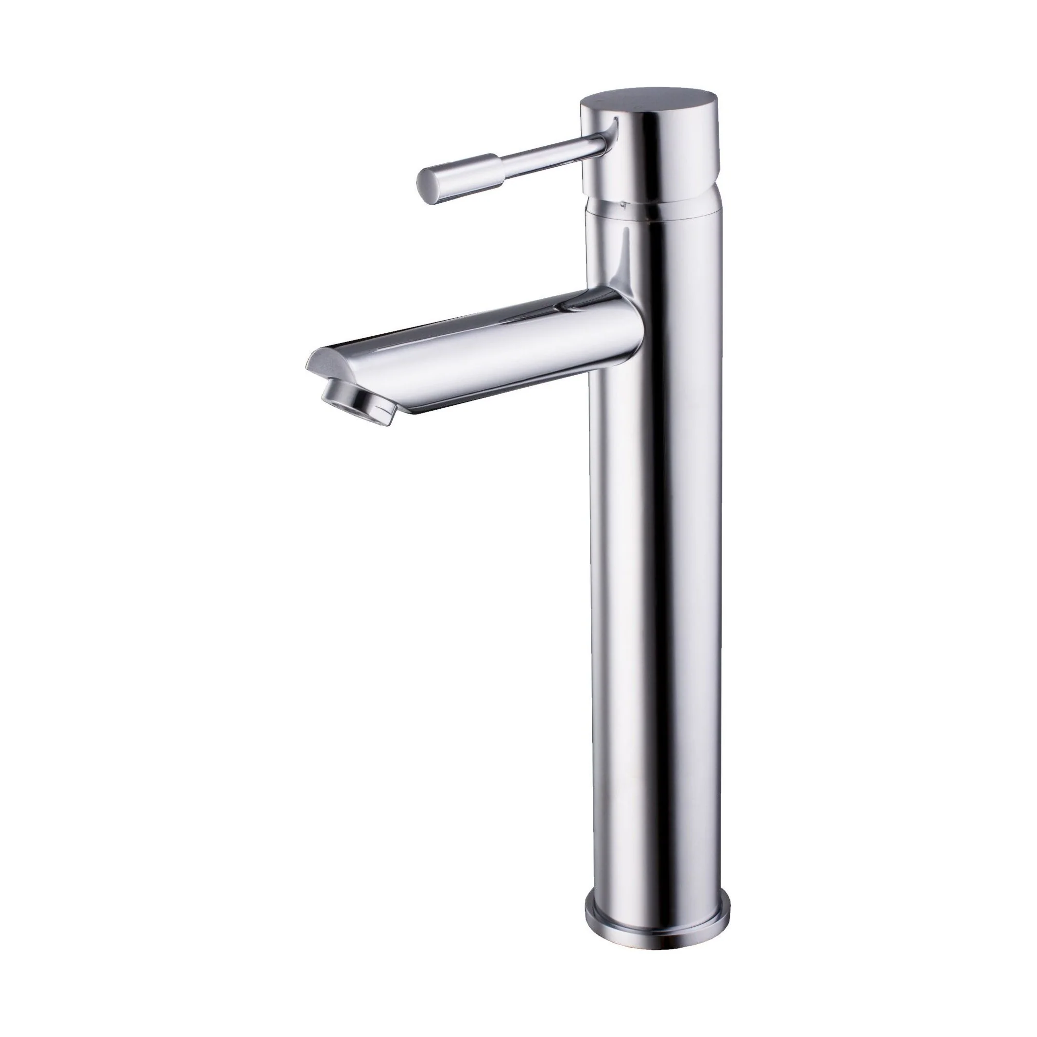 Balterley Evian Round Tall Lever Mono Basin Mixer Tap - Chrome - Image 5