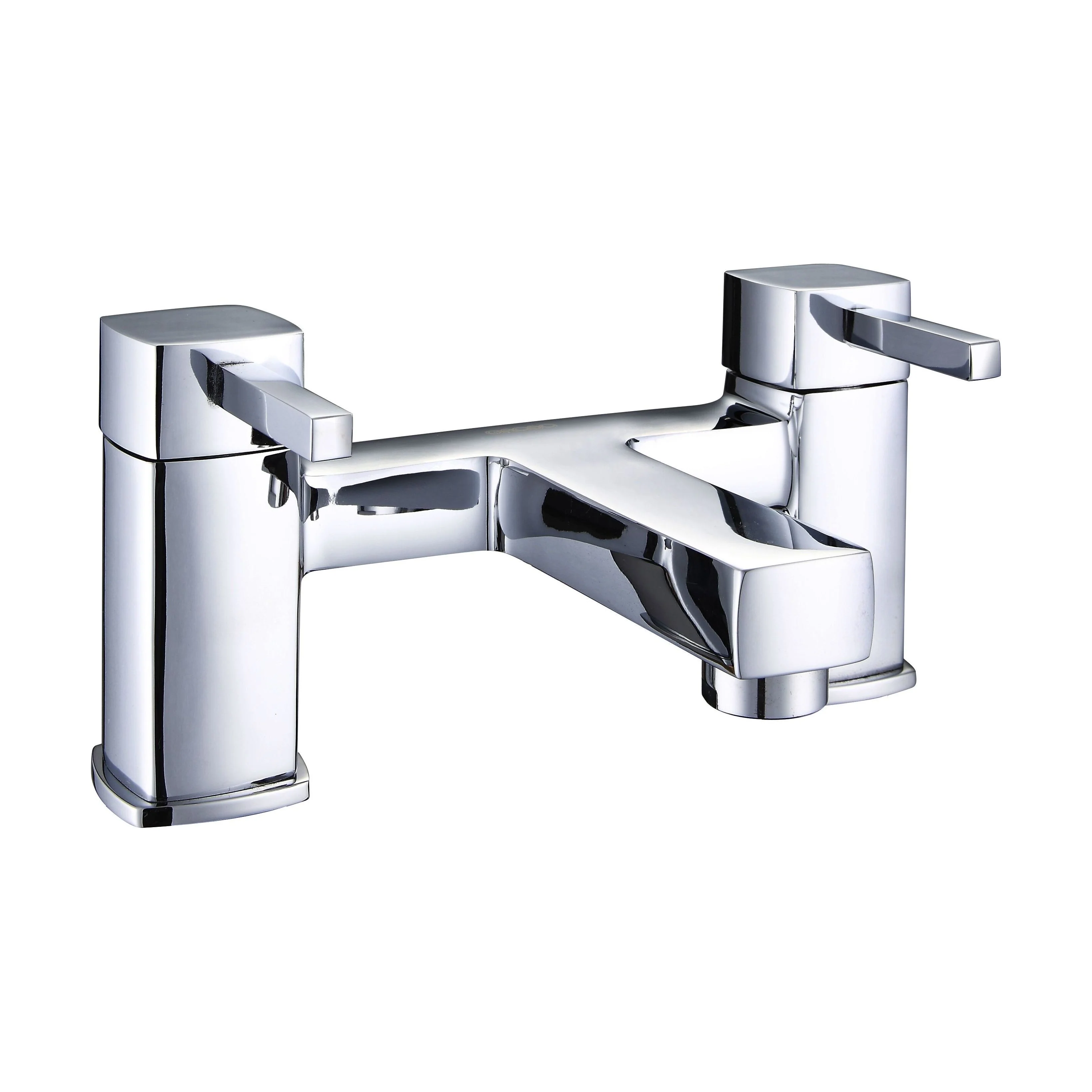 Contemporary Bath Filler Mixer Tap - Chrome