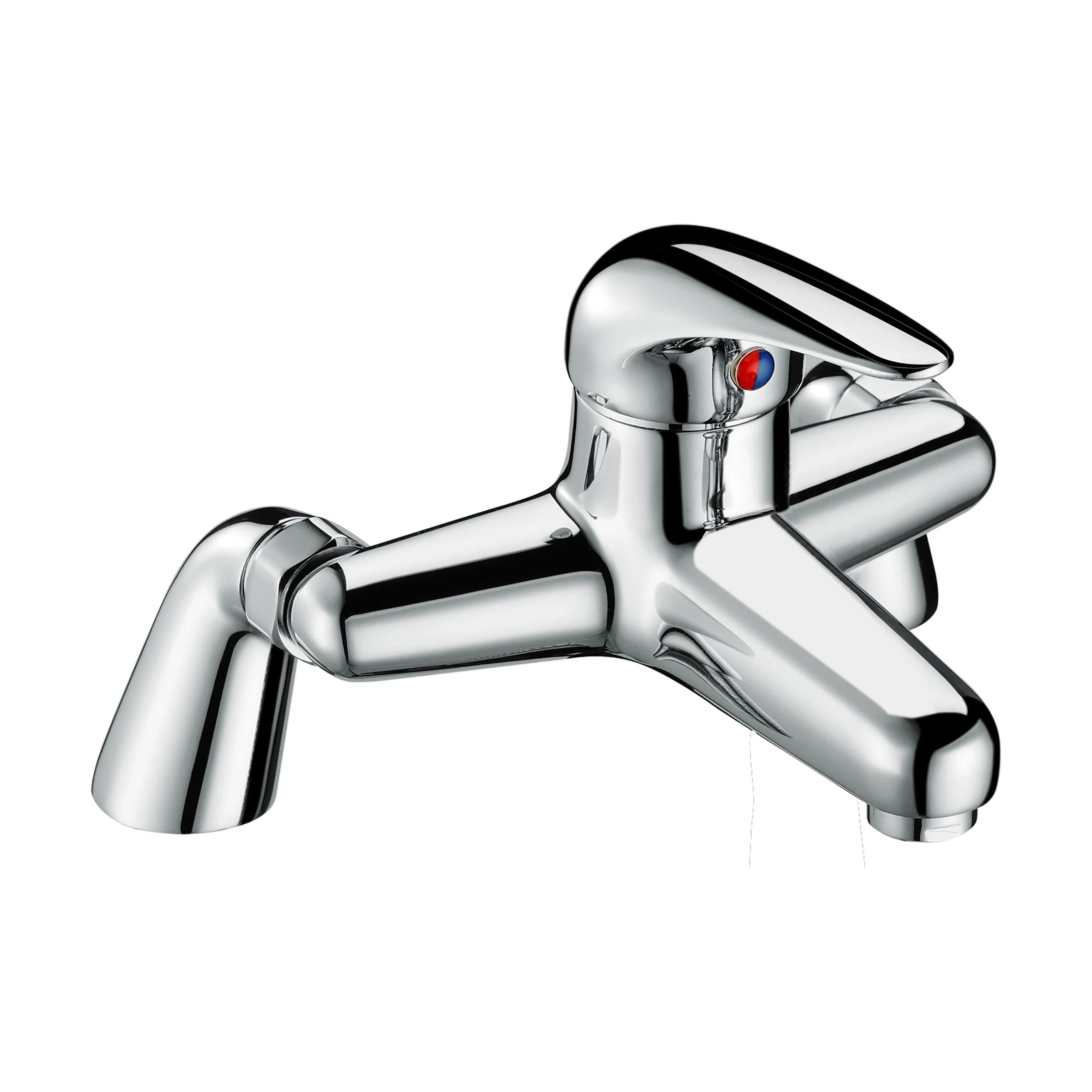 Balterley Willow Single Lever Deck Mounted Bath Filler Tap - Chrome