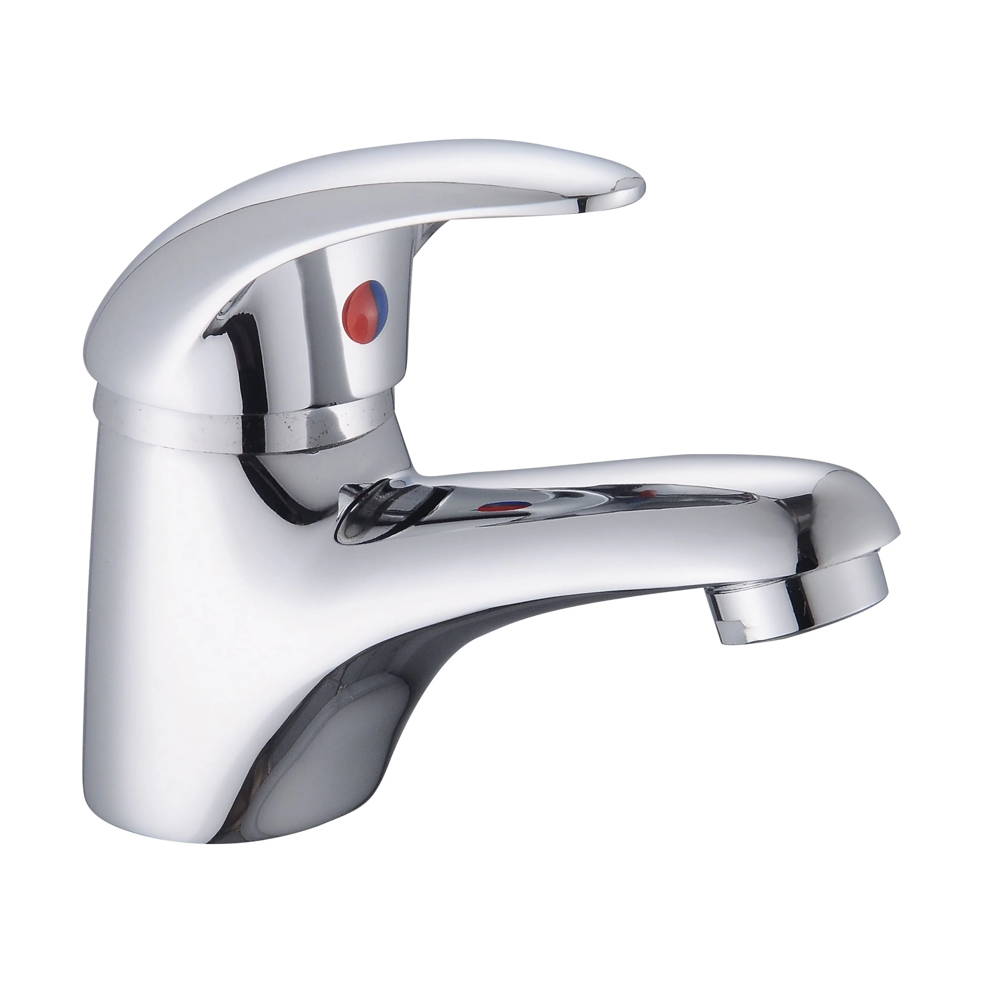 Balterley Willow Single Lever Mono Basin Mixer Tap with Push Button Waste - Chrome - Image 5