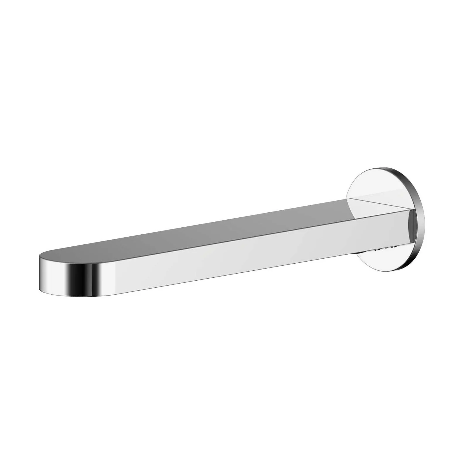 Balterley Pride Contemporary Bathroom Round Wall Mounted Bath Spout, 45mm, Chrome
