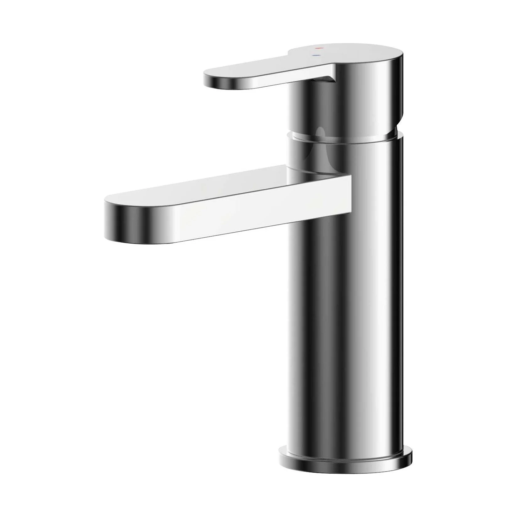 Balterley Pride Round Eco Mono Basin Mixer Tap & Push Button Waste - Chrome