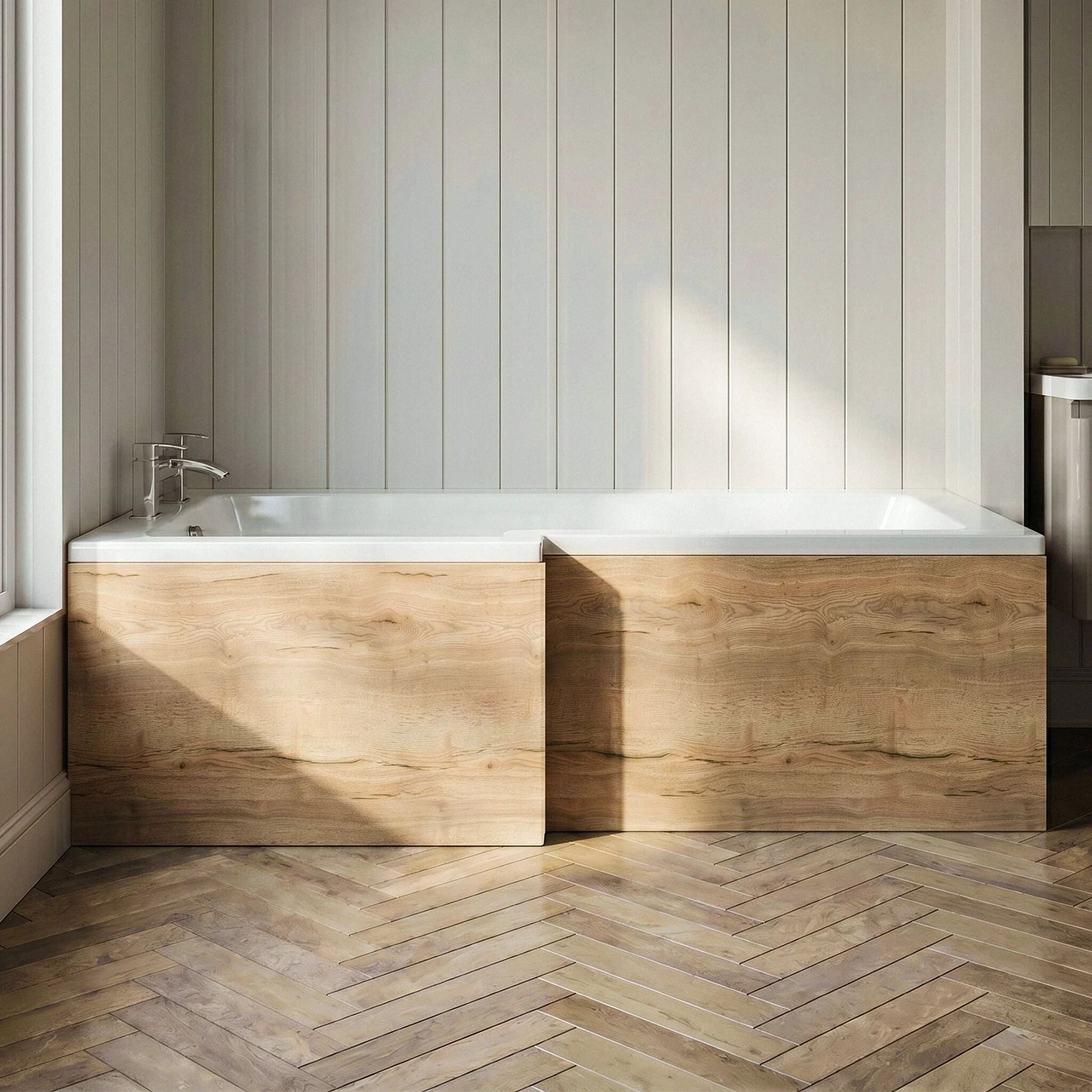Chartley 1700mm Square Bath Front Panel - Choice of Colour