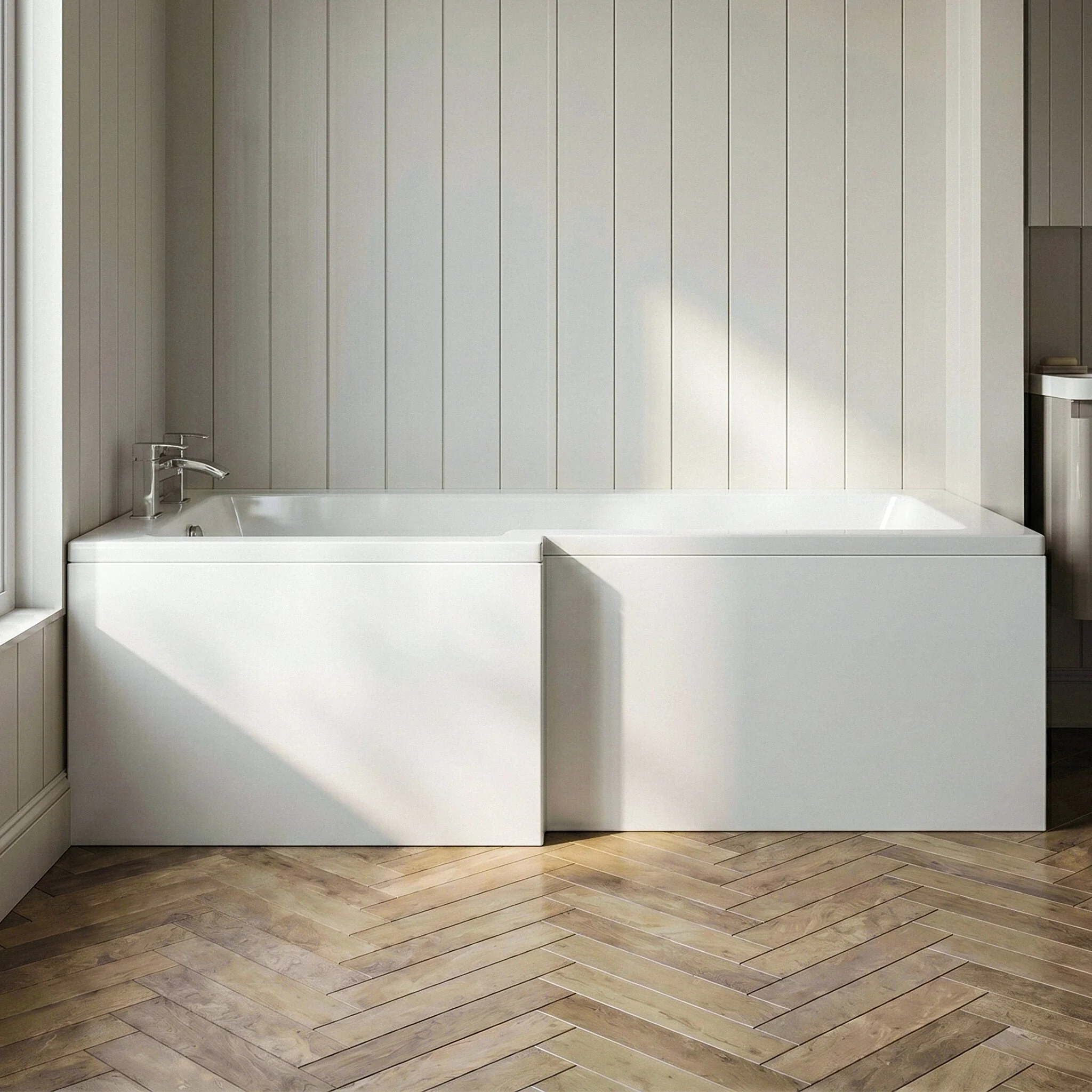 Chartley 1700mm Square Bath Front Panel - Choice of Colour - Image 24