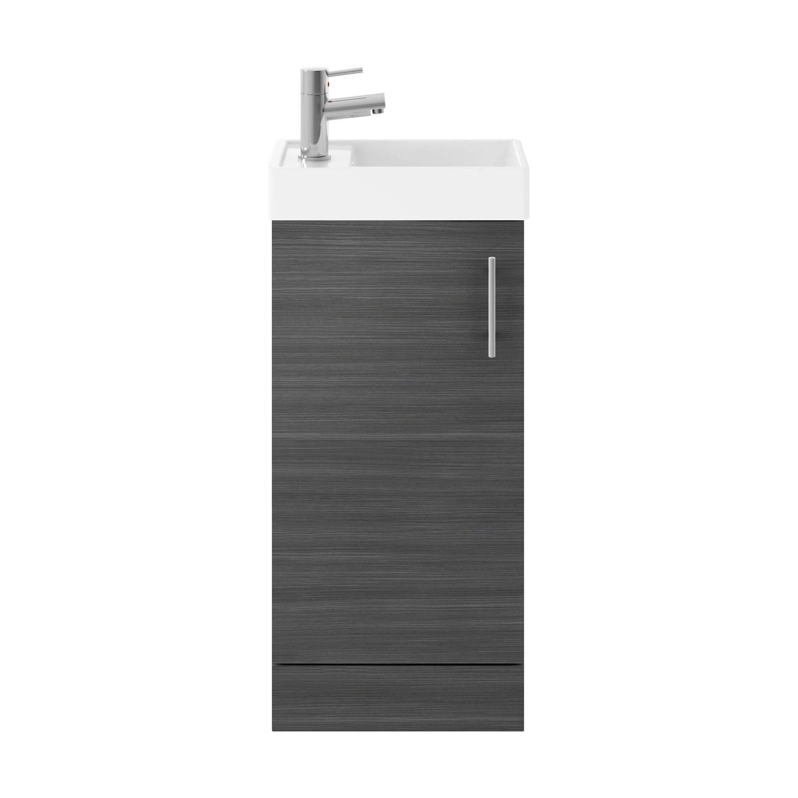 Freehay Compact Cloakroom Vanity Basin Unit, 400mm - Choice of Mount Type, Colour and Handle Finish - Image 122