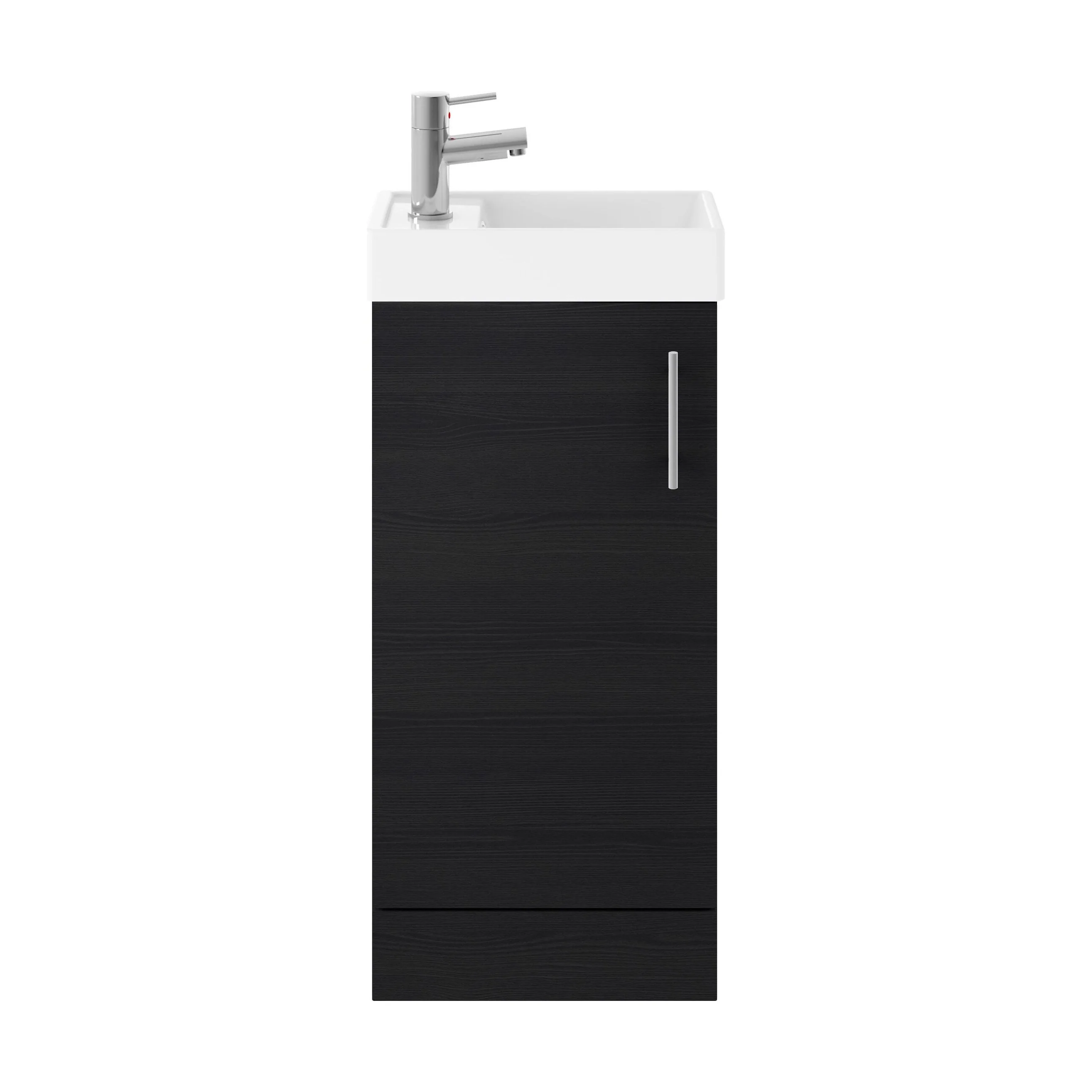 Freehay Compact Cloakroom Vanity Basin Unit, 400mm - Choice of Mount Type, Colour and Handle Finish - Image 123