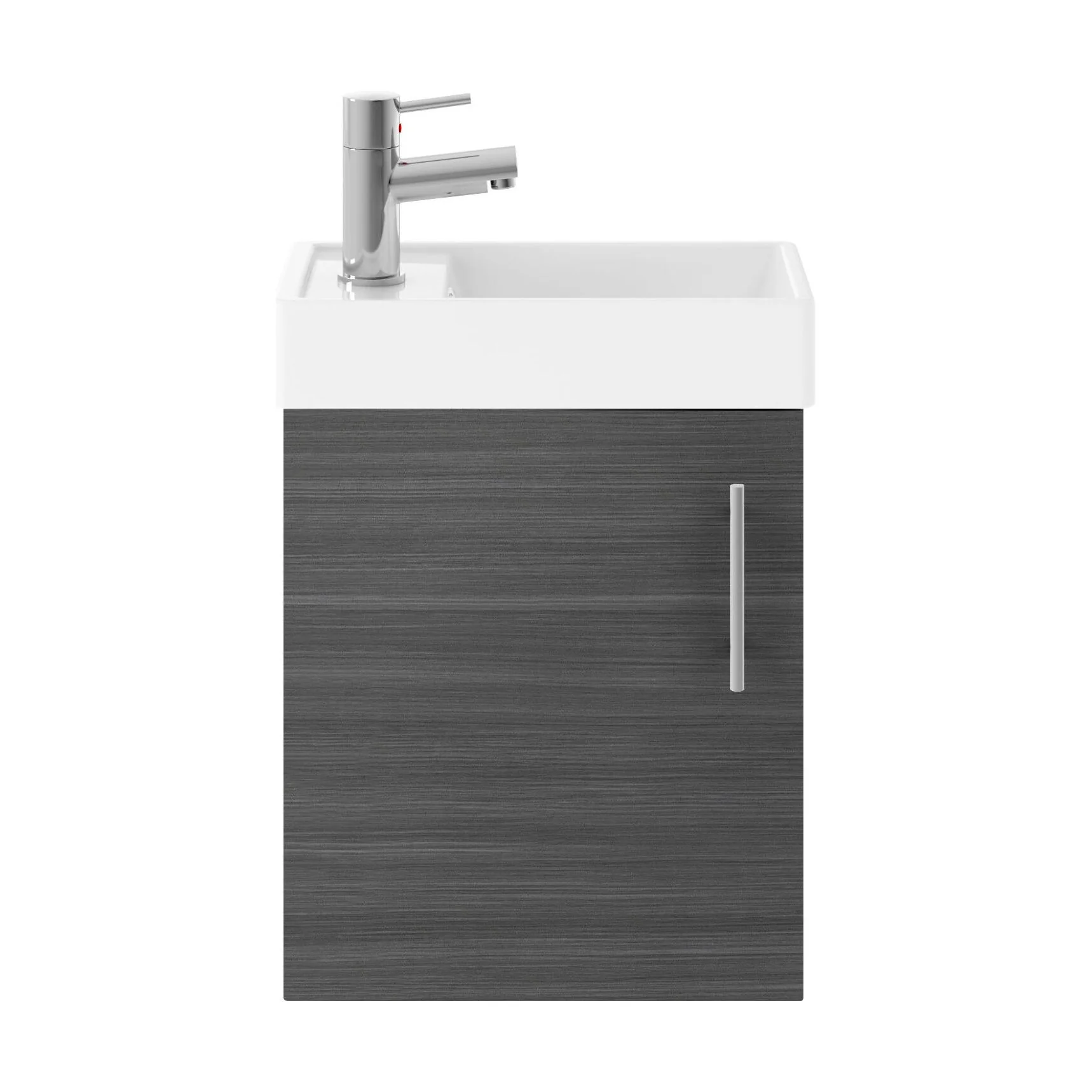 Freehay Compact Cloakroom Vanity Basin Unit, 400mm - Choice of Mount Type, Colour and Handle Finish - Image 124