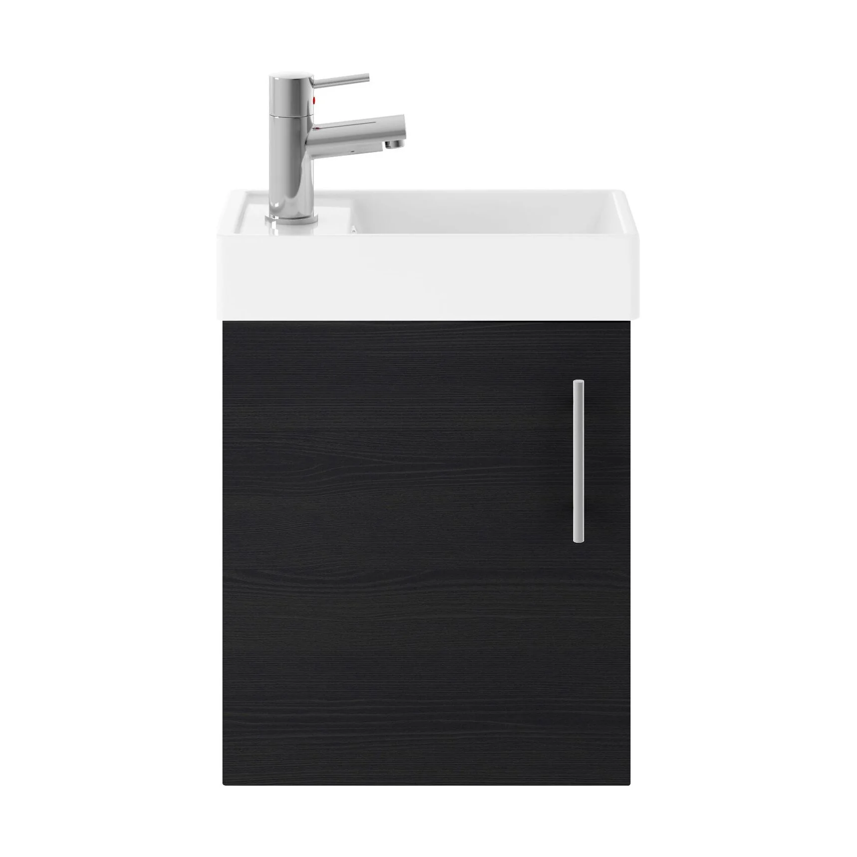 Freehay Compact Cloakroom Vanity Basin Unit, 400mm - Choice of Mount Type, Colour and Handle Finish - Image 125