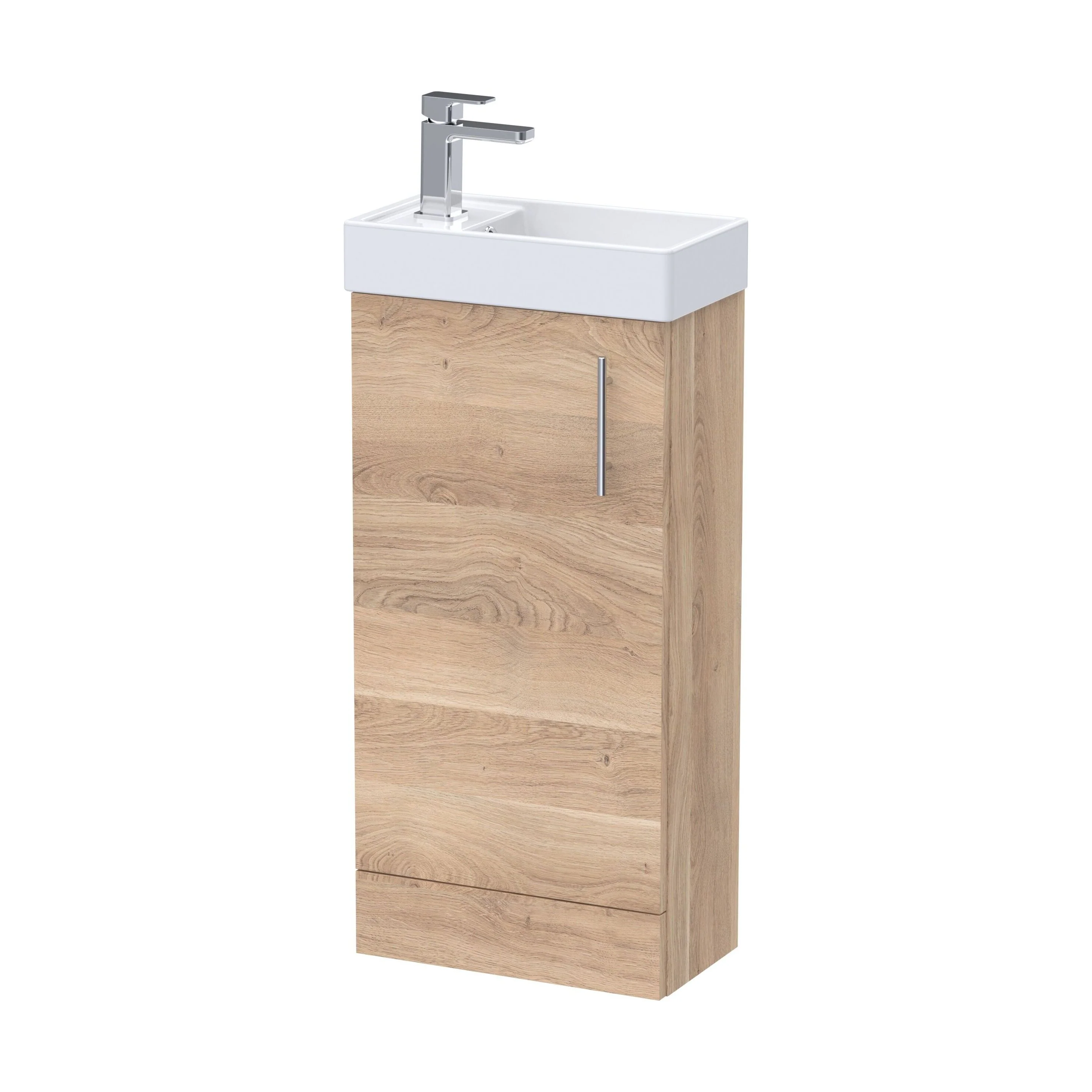 Freehay Compact Cloakroom Vanity Basin Unit, 400mm - Choice of Mount Type, Colour and Handle Finish - Image 129