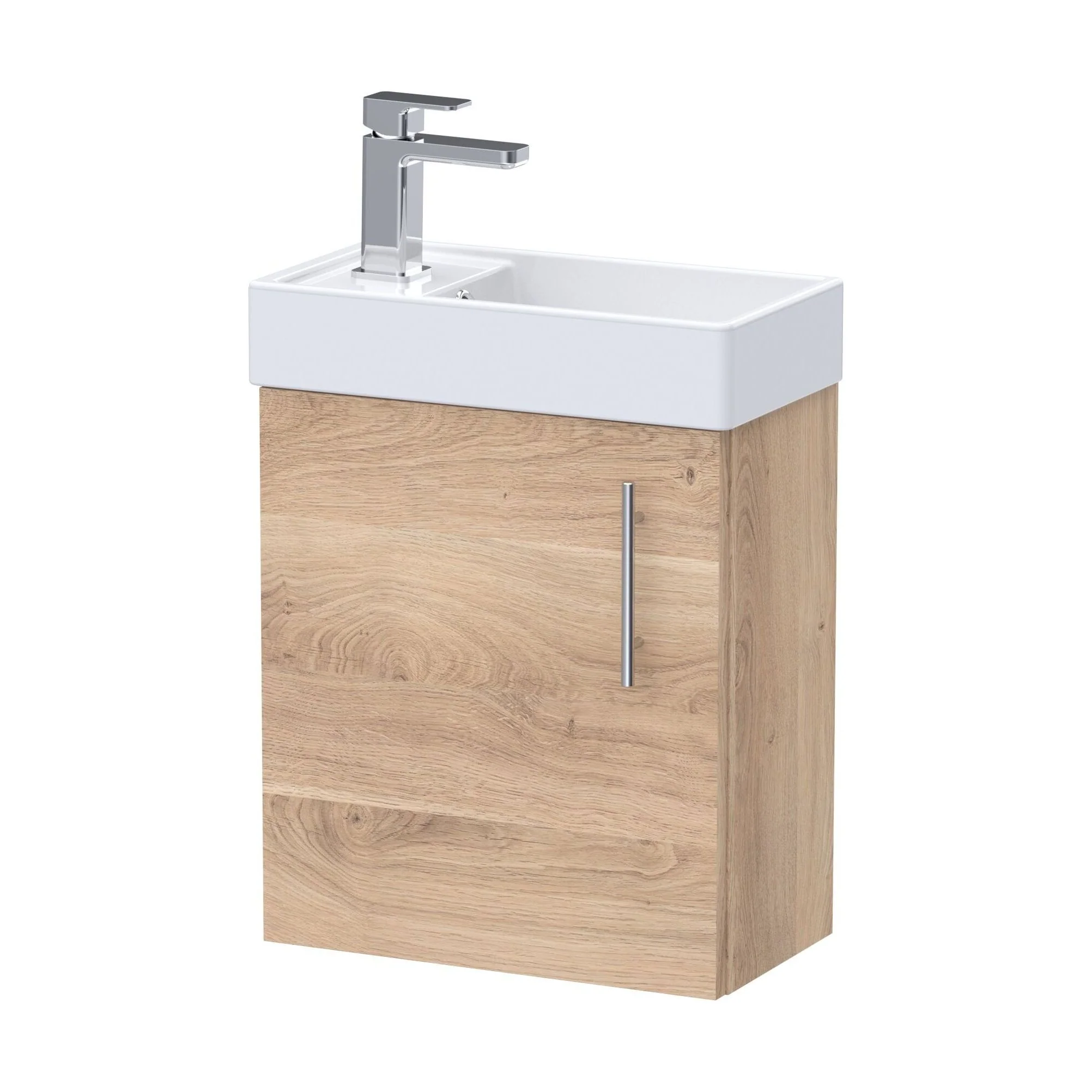 Freehay Compact Cloakroom Vanity Basin Unit, 400mm - Choice of Mount Type, Colour and Handle Finish - Image 130