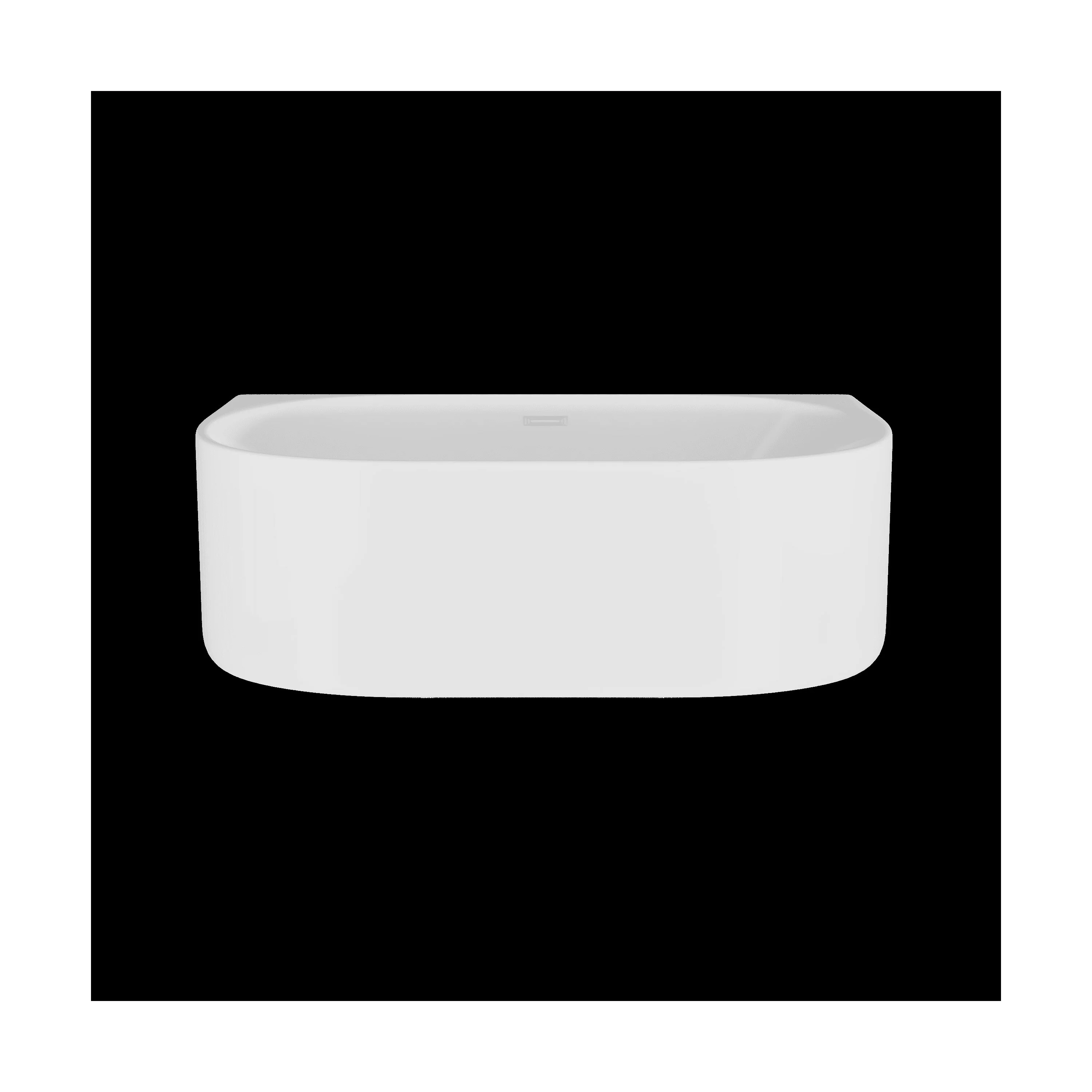 Contemporary Back To Wall Freestanding Bath from Balterley - Modern Design in Multiple Sizes - Image 5