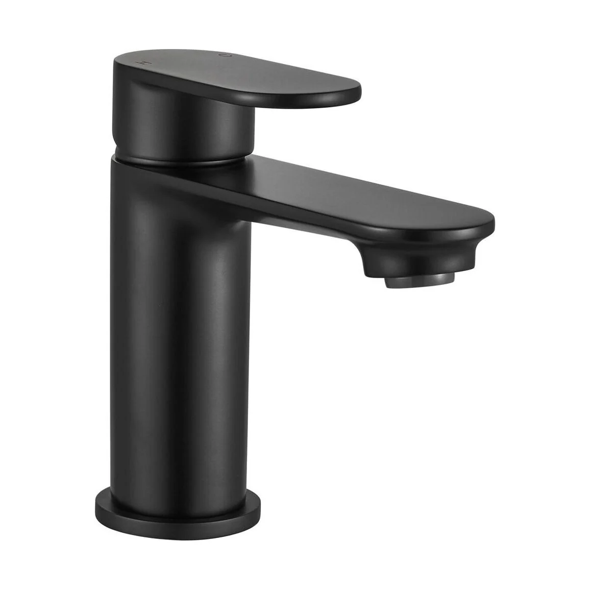 Contemporary Bathroom Round Mono Basin Mixer Tap with Waste - Choice of Colour - Image 2