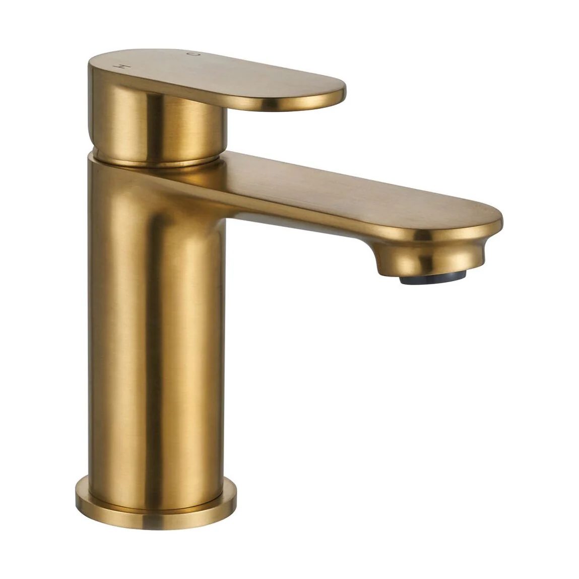 Contemporary Bathroom Round Mono Basin Mixer Tap with Waste - Choice of Colour - Image 3