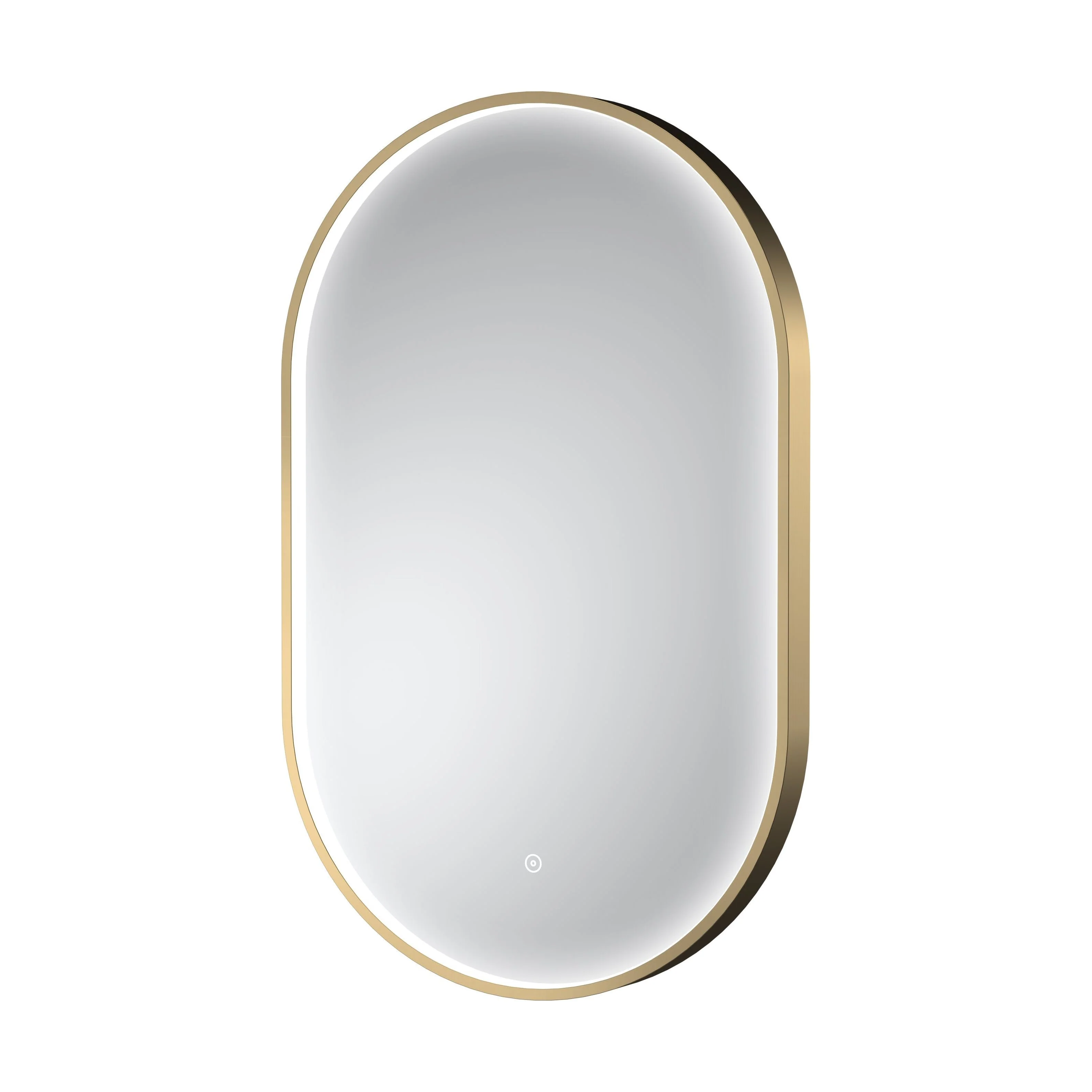 Quixhill Contemporary Oval Inset Framed LED Touch Sensor Mirror - 800 x 500mm - Image 5