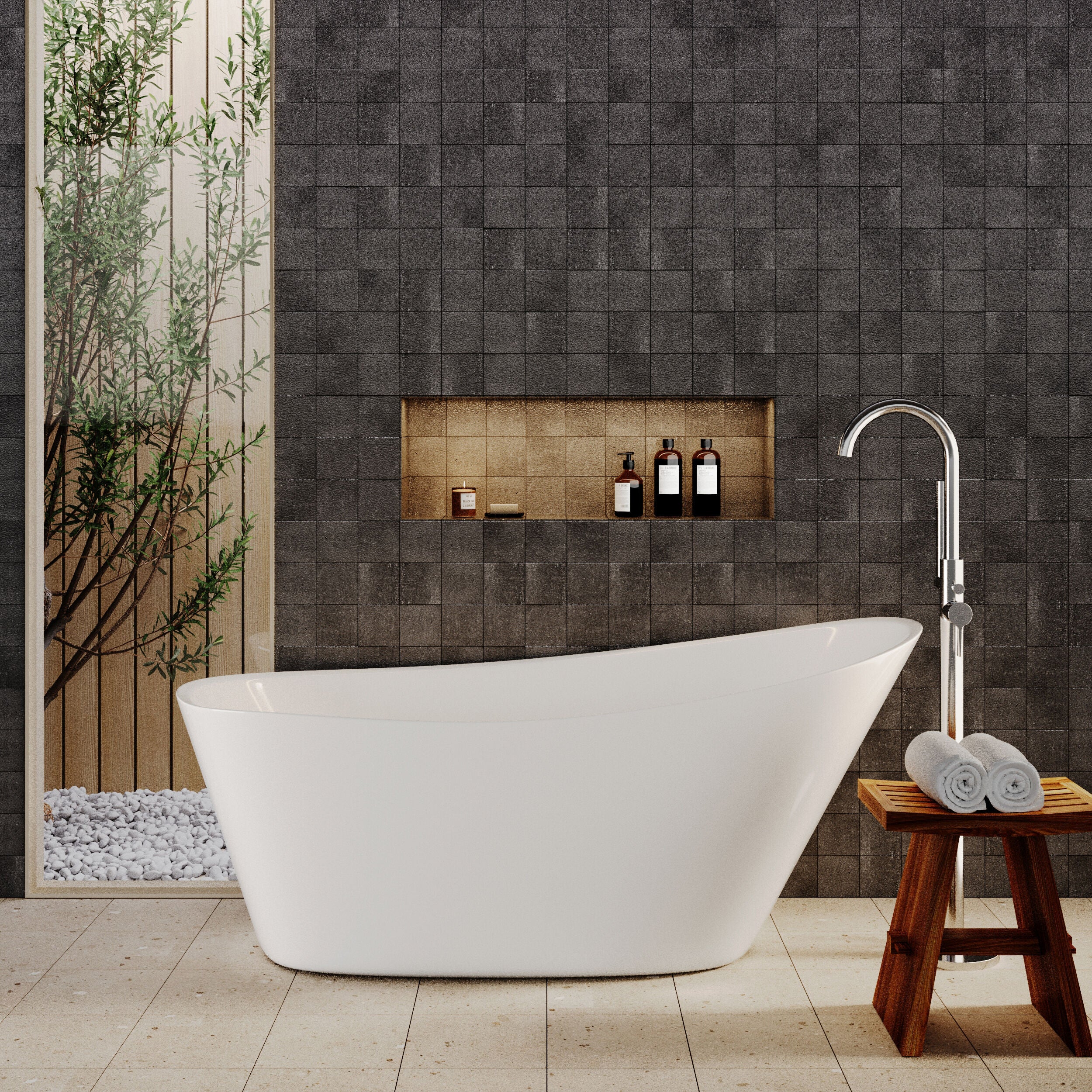 Contemporary Slipper Freestanding Bath from Balterley - Elegant Bath in Multiple Sizes - Image 6