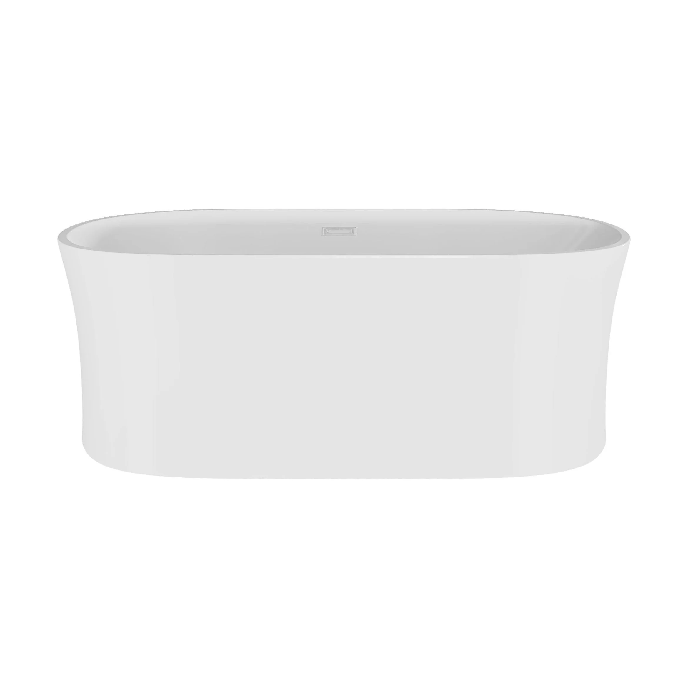 Contemporary White Curved Freestanding Bath - Choice of Size - Image 9
