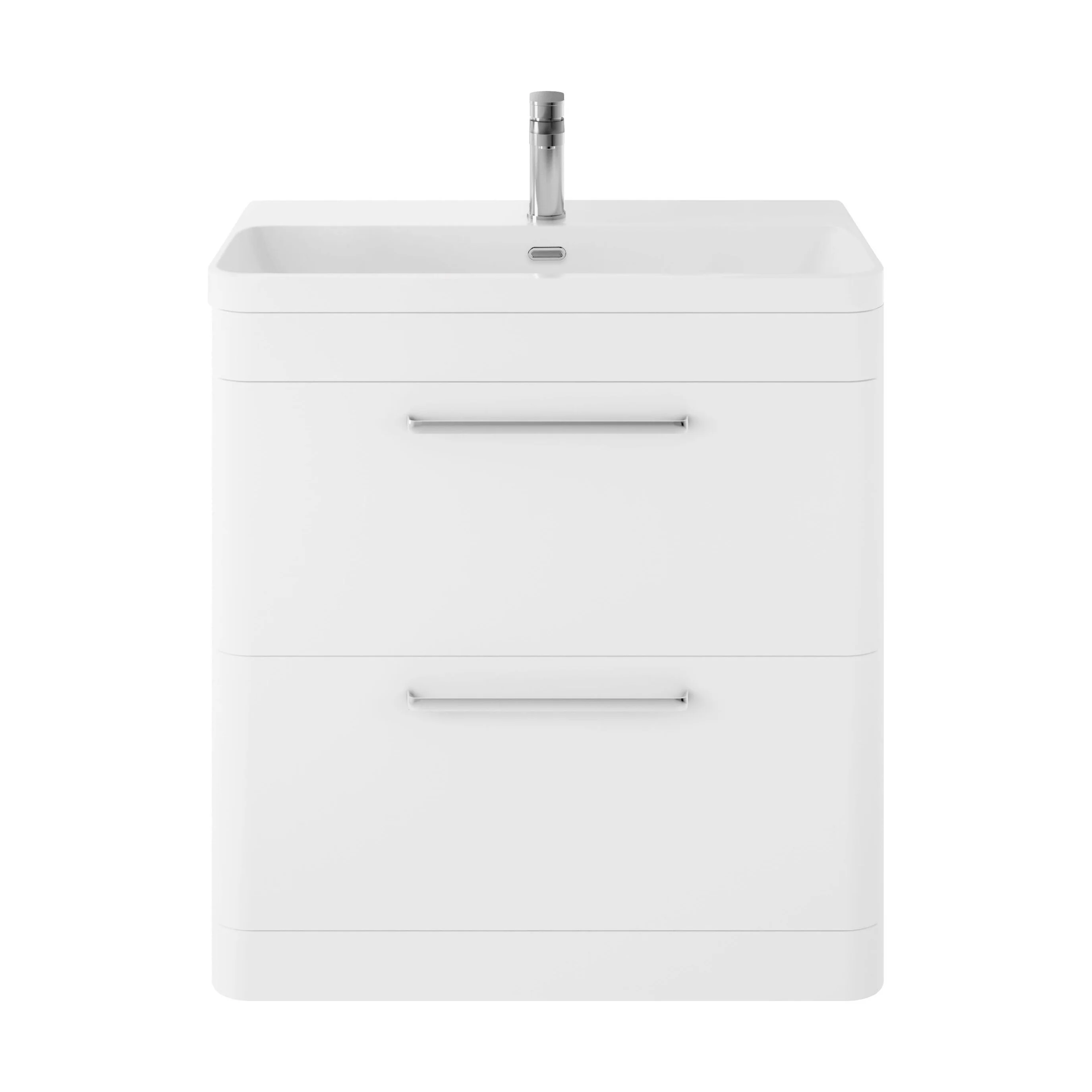 Croxden Modern Floor Standing Vanity Basin Unit with Soft Close Drawers - 600mm or 800mm - Image 34