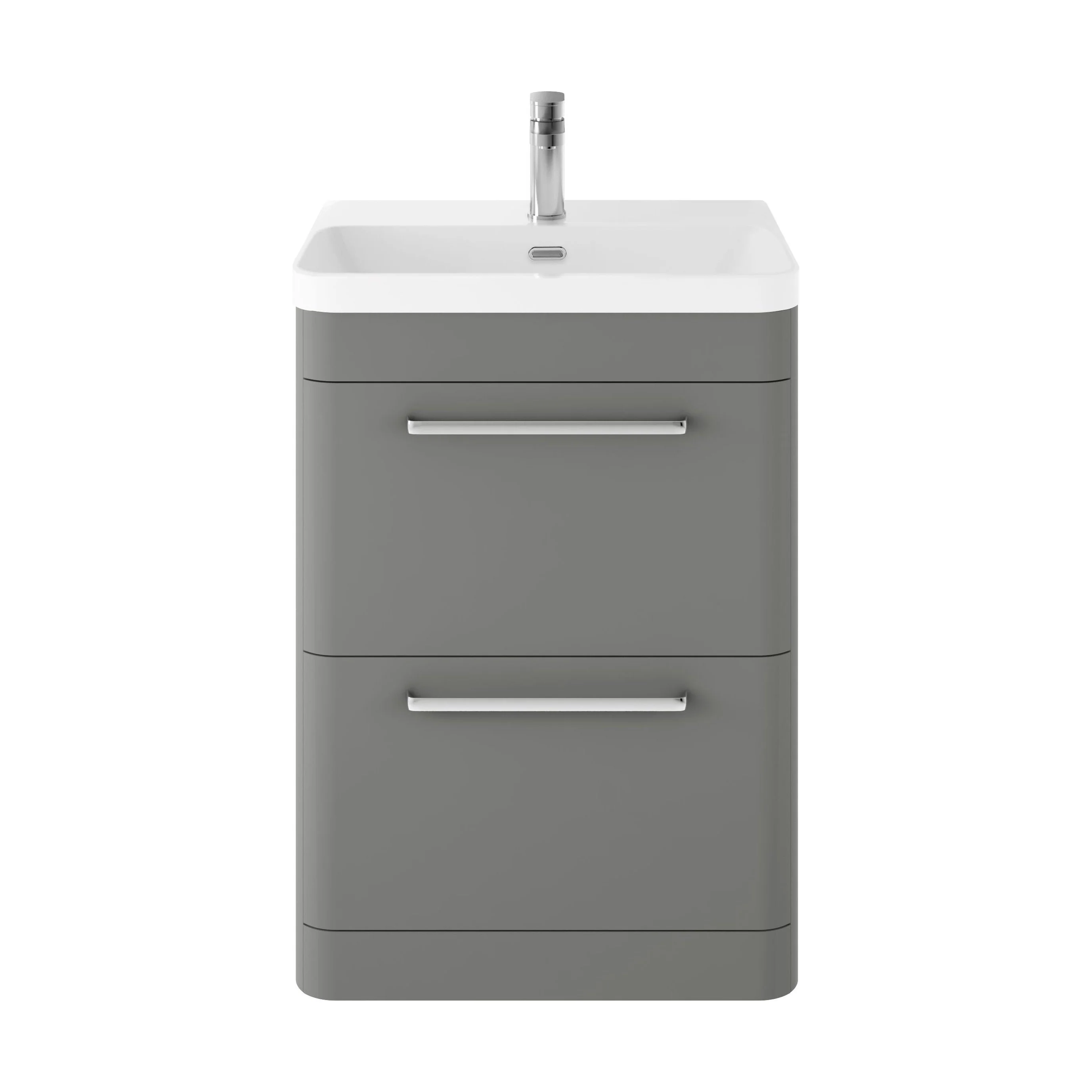 Croxden Modern Floor Standing Vanity Basin Unit with Soft Close Drawers - 600mm or 800mm - Image 35