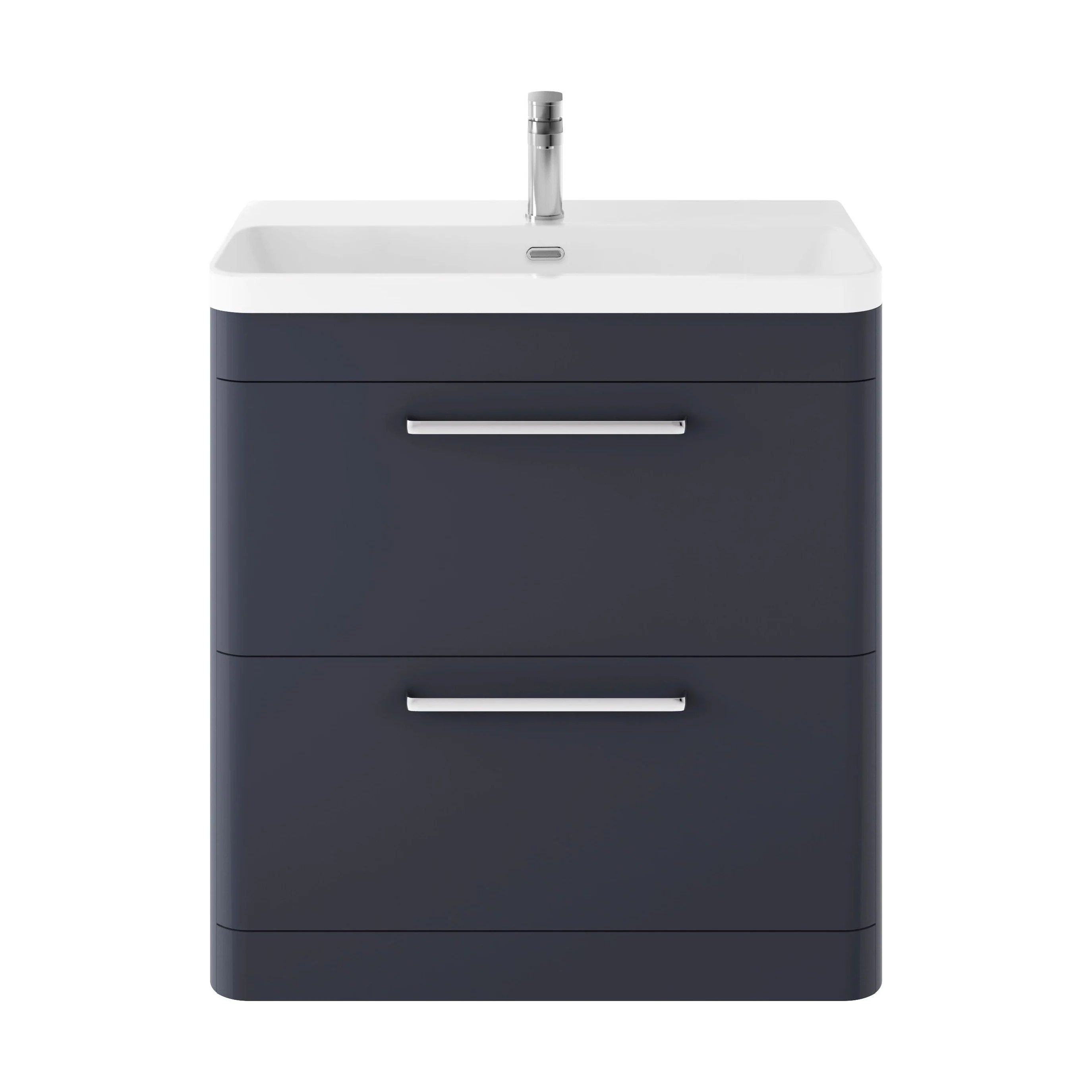 Croxden Modern Floor Standing Vanity Basin Unit with Soft Close Drawers - 600mm or 800mm - Image 38