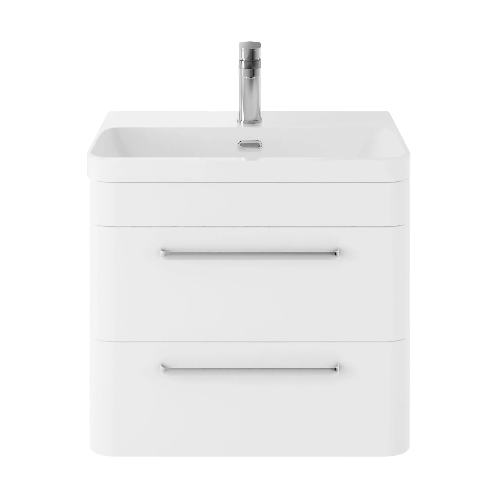 Croxden Modern Wall Hung Vanity Basin Unit with Soft Close Drawers - 600mm or 800mm - Image 33