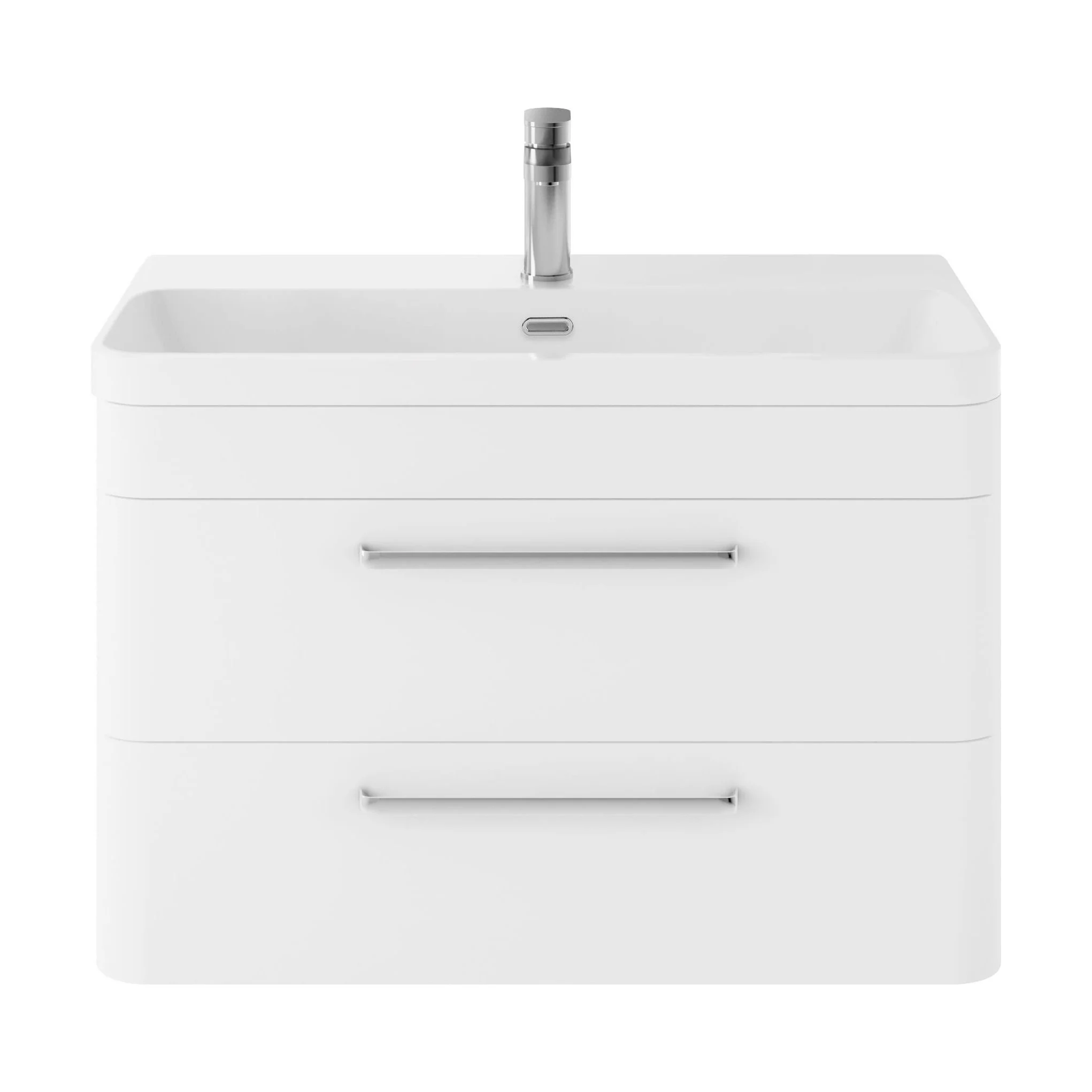 Croxden Modern Wall Hung Vanity Basin Unit with Soft Close Drawers - 600mm or 800mm - Image 34