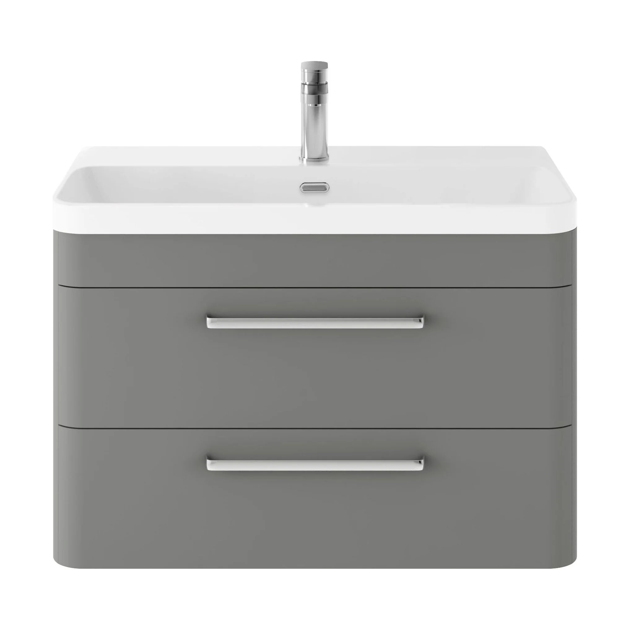 Croxden Modern Wall Hung Vanity Basin Unit with Soft Close Drawers - 600mm or 800mm - Image 36