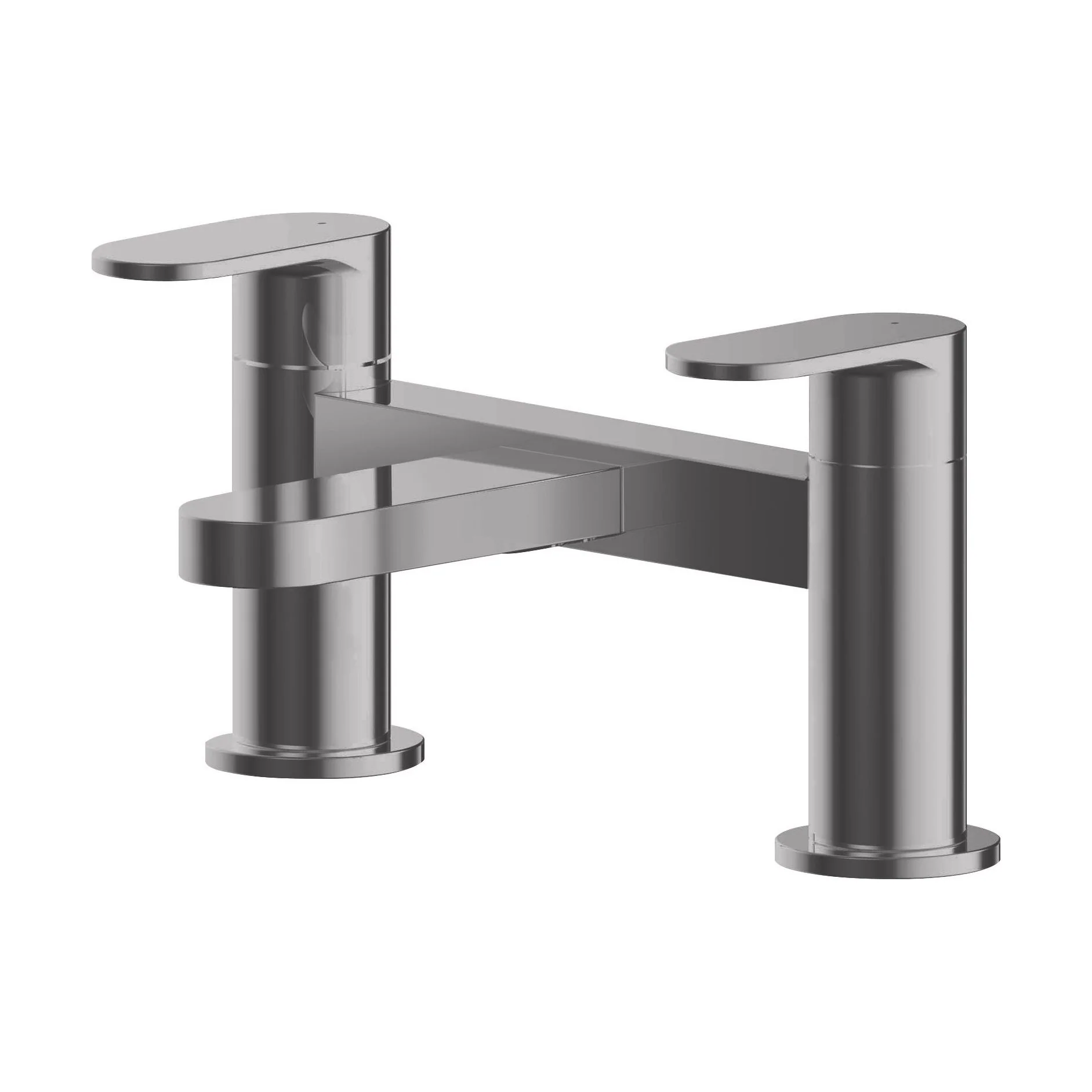 Enville Dual Lever Round Deck Mounted Bath Filler Tap – Choice of Finish - Image 4