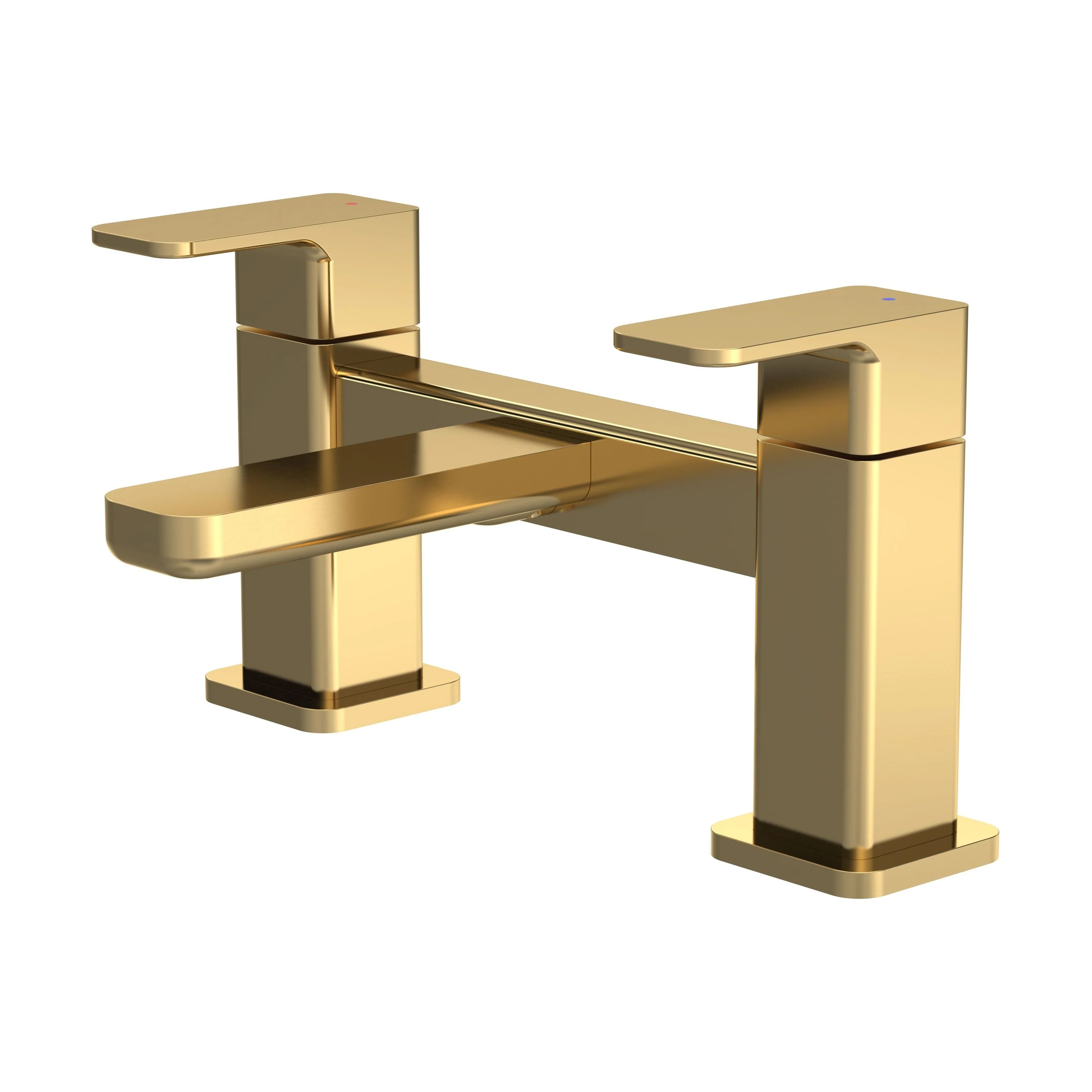 Swinscoe Dual Lever Square Deck Mounted Bath Filler Tap – Choice of Finish - Image 10