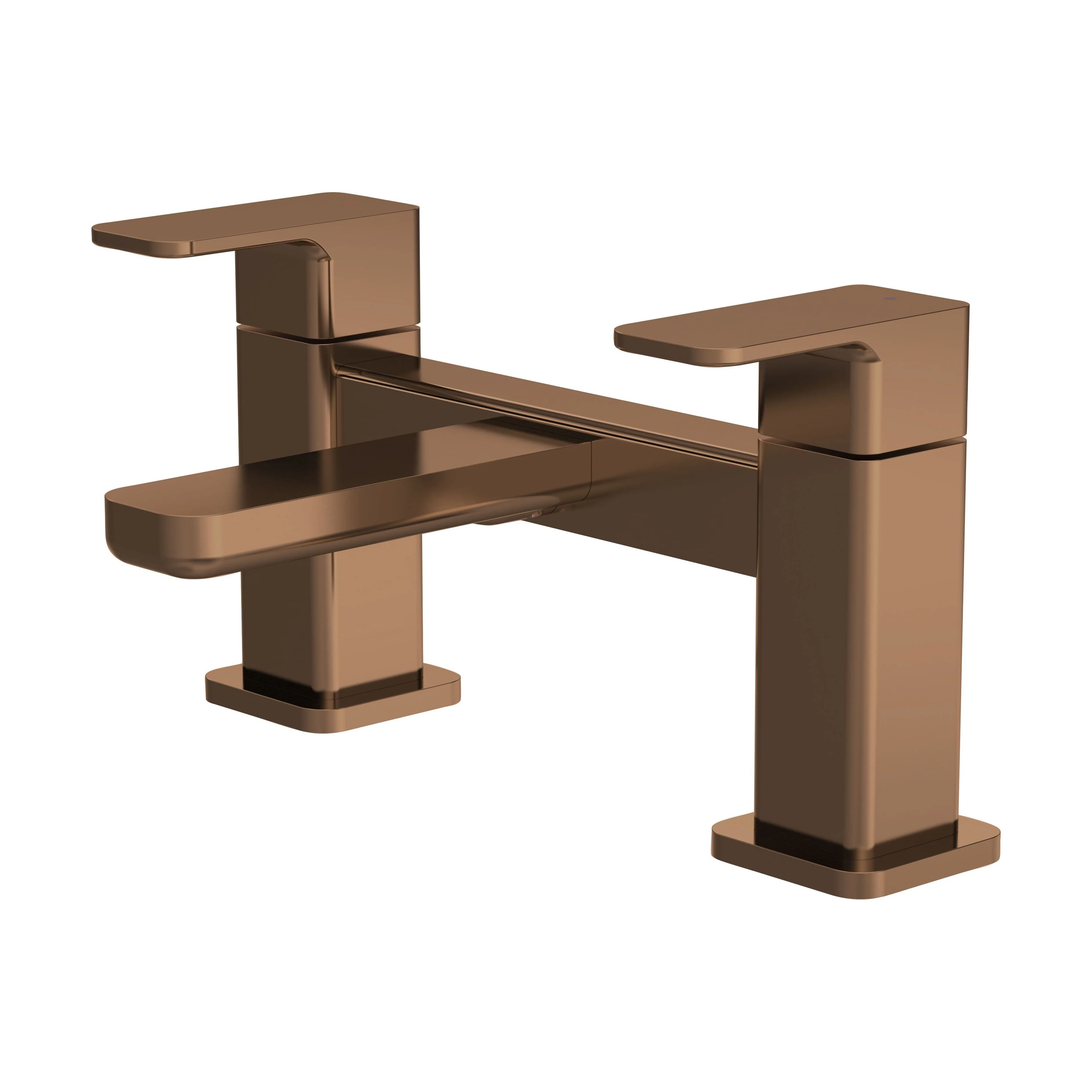 Swinscoe Dual Lever Square Deck Mounted Bath Filler Tap – Choice of Finish - Image 6