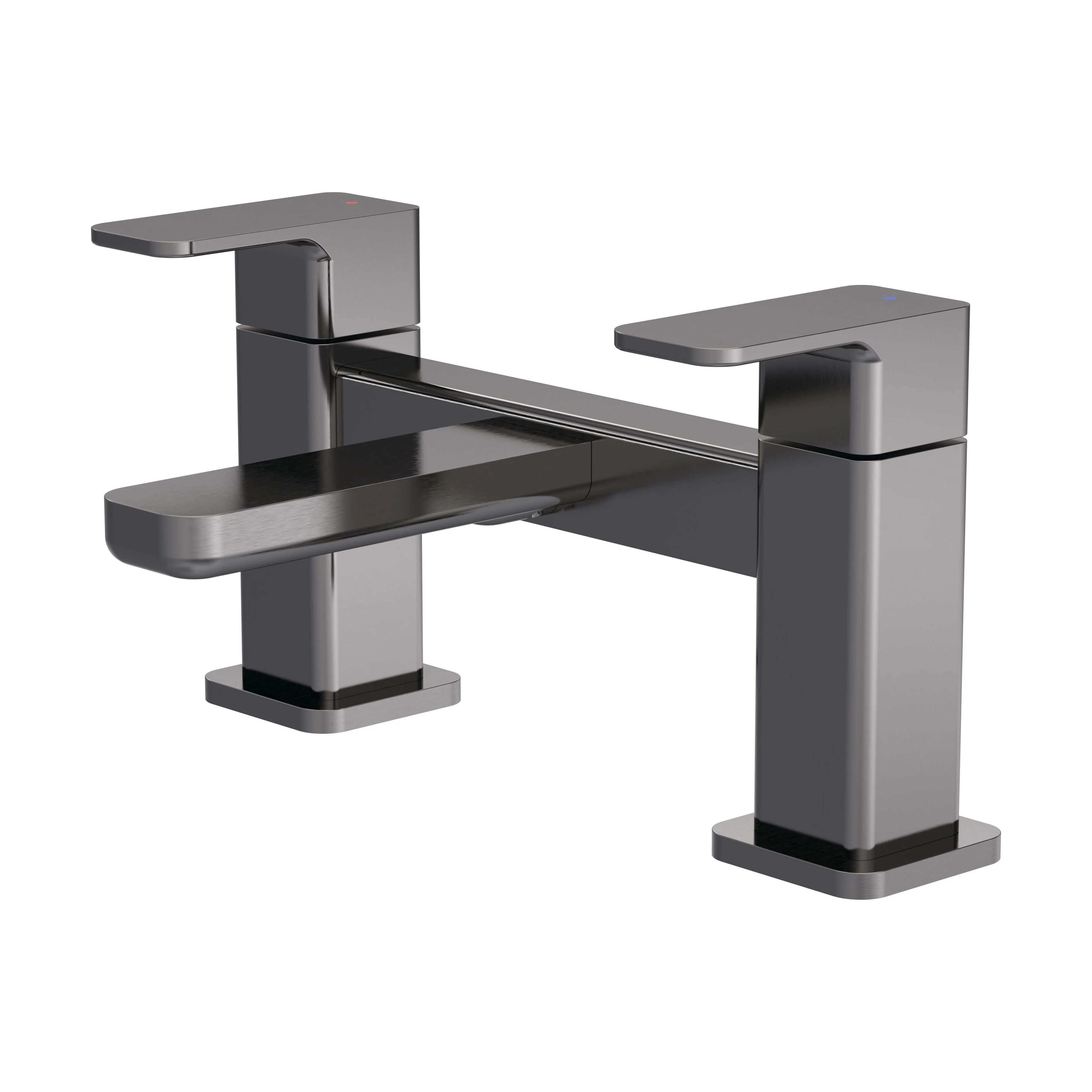 Swinscoe Dual Lever Square Deck Mounted Bath Filler Tap – Choice of Finish - Image 9