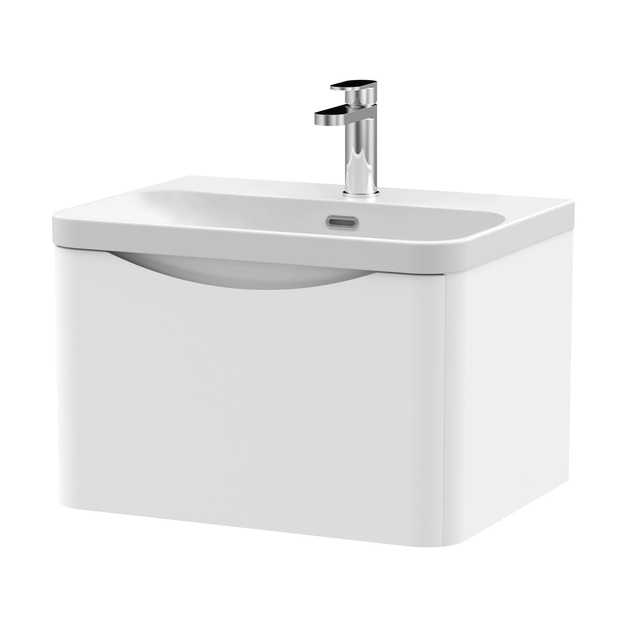 Dunwood Contemporary 1 Drawer Vanity Basin Unit, Choice of Size and Colour - Image 33