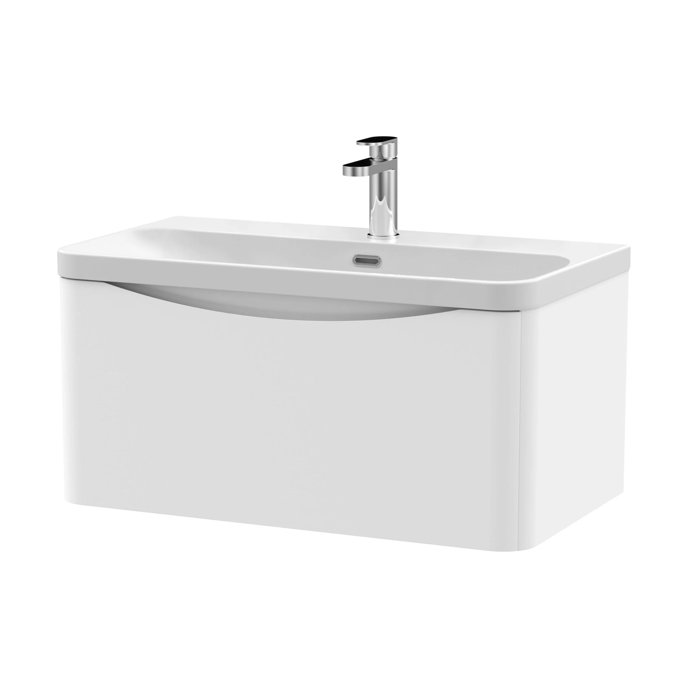 Dunwood Contemporary 1 Drawer Vanity Basin Unit, Choice of Size and Colour - Image 34