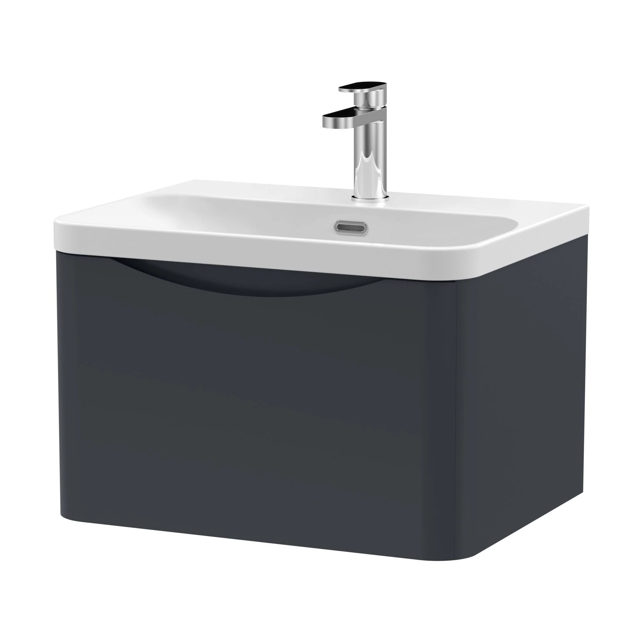 Dunwood Contemporary 1 Drawer Vanity Basin Unit, Choice of Size and Colour - Image 35