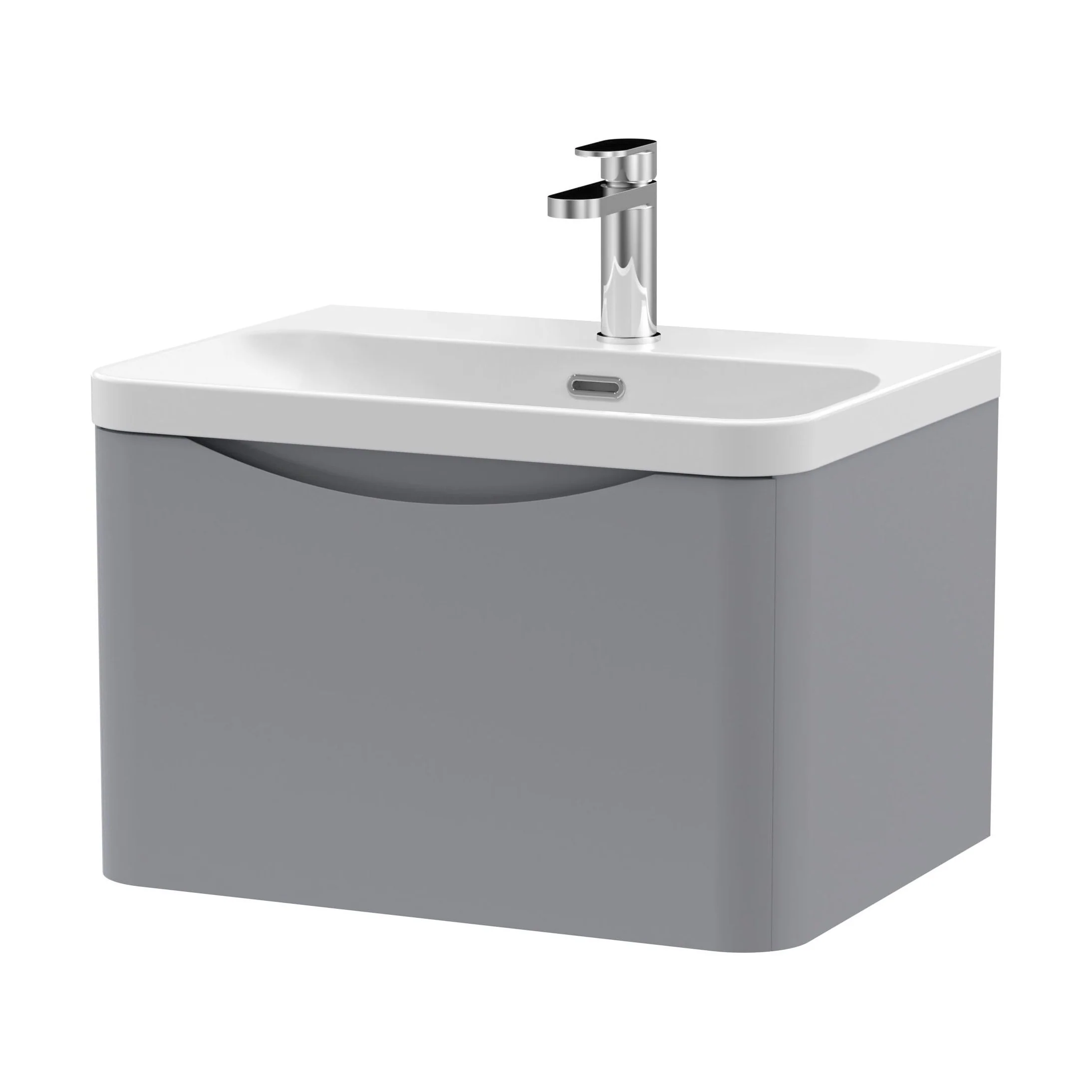 Dunwood Contemporary 1 Drawer Vanity Basin Unit, Choice of Size and Colour - Image 37