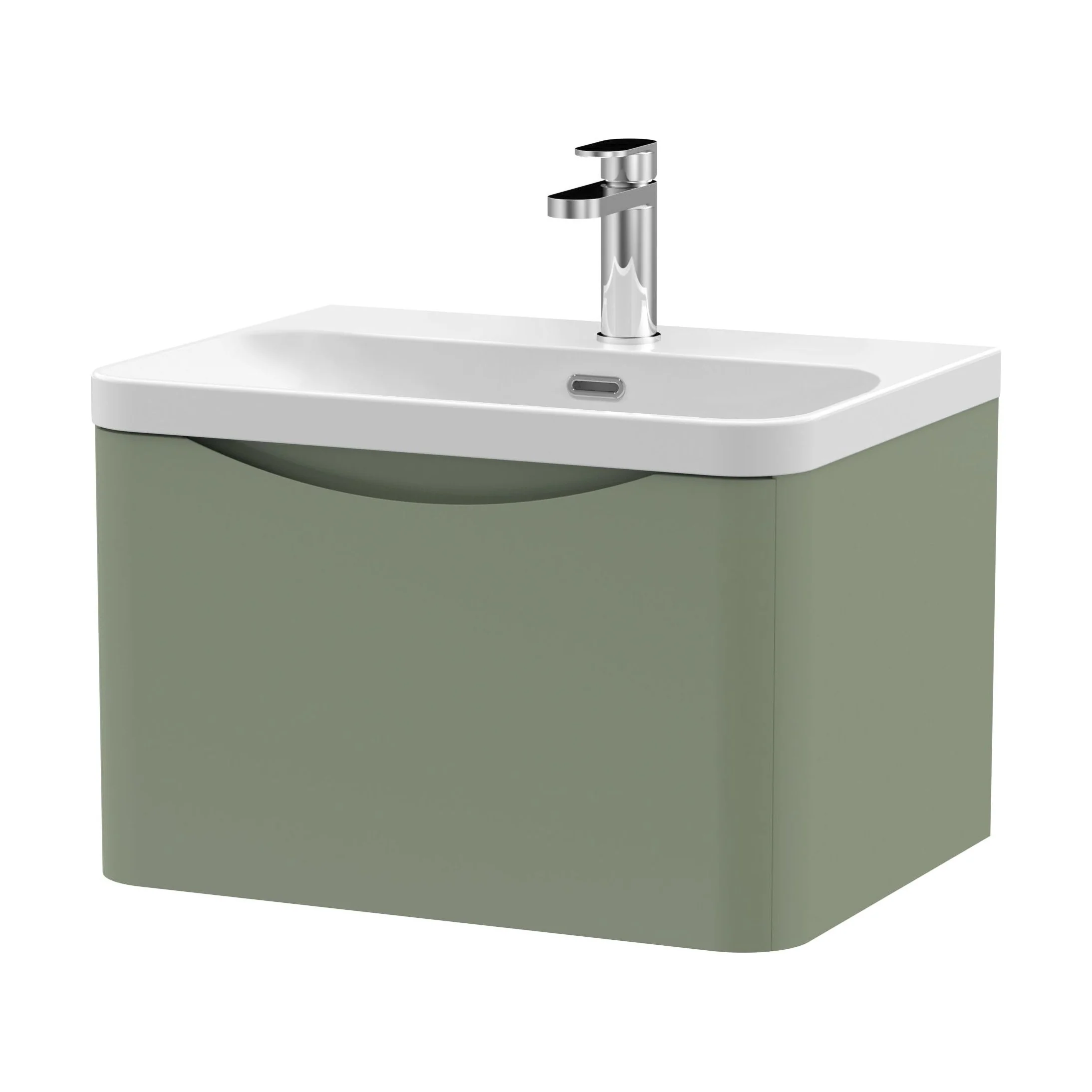 Dunwood Contemporary 1 Drawer Vanity Basin Unit, Choice of Size and Colour - Image 41