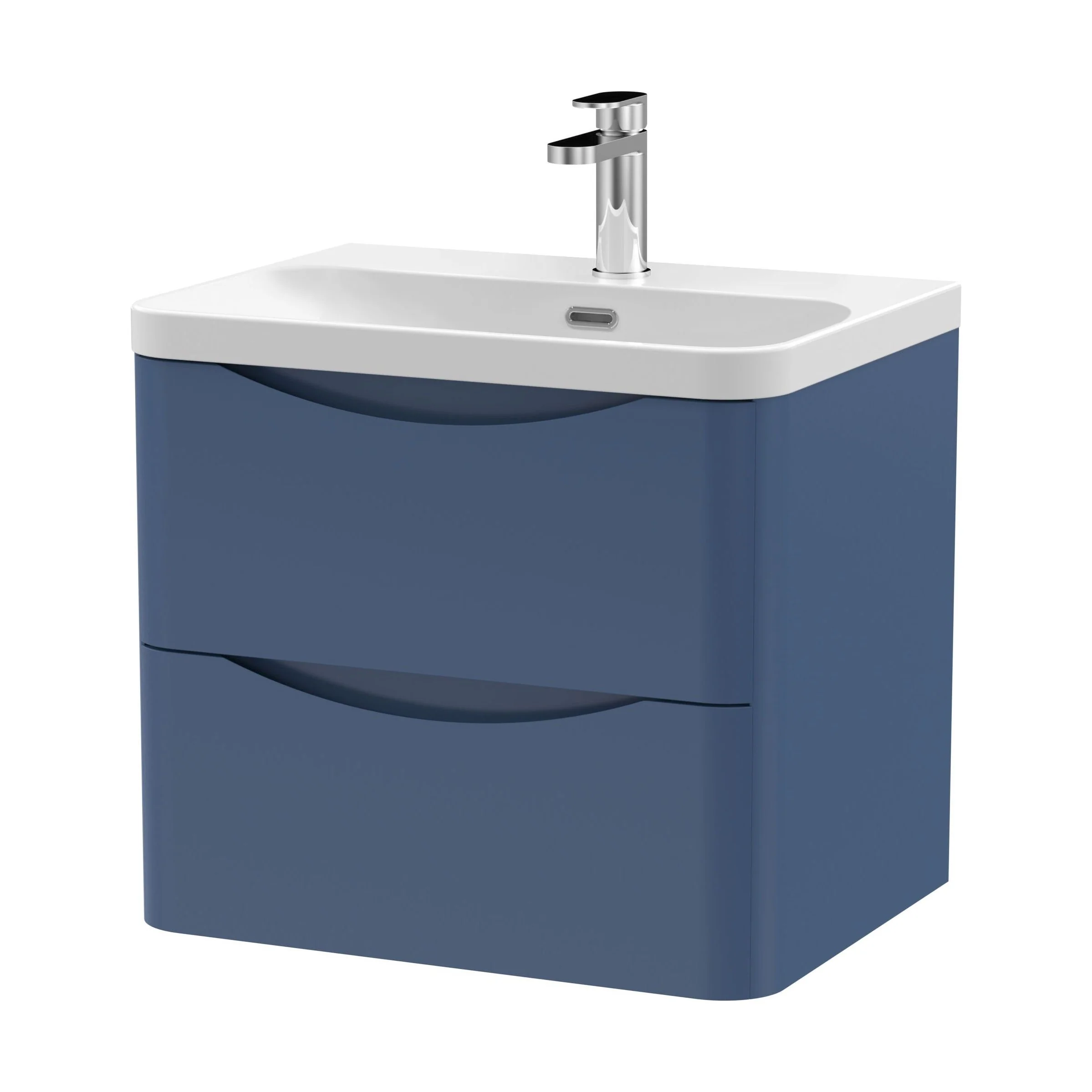 Dunwood Contemporary Wall Hung 2 Drawer Vanity Basin Unit, Choice of Size and Colour - Image 34