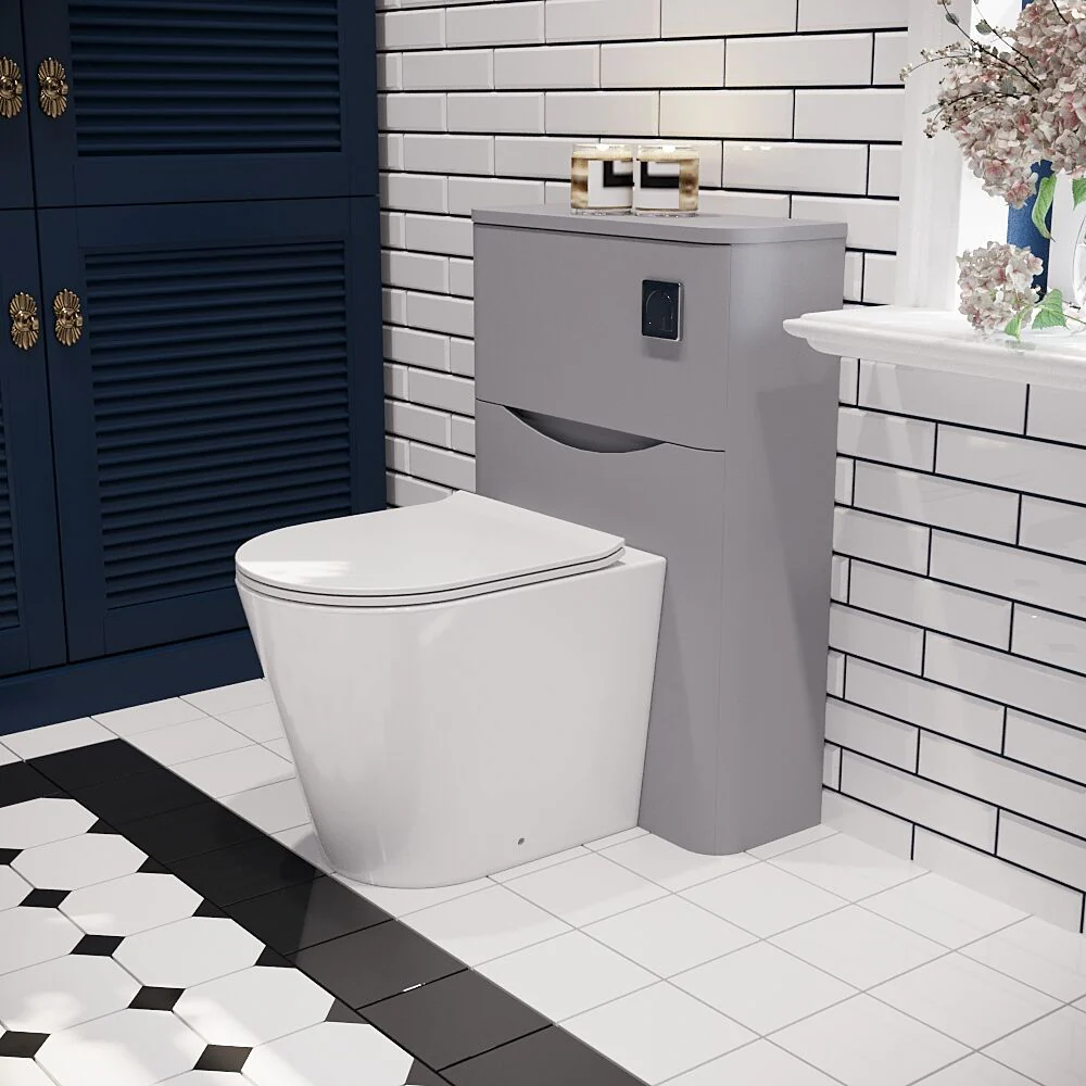 Dunwood Floor Standing WC Toilet Unit, 550mm, Choice of Colour - Image 4
