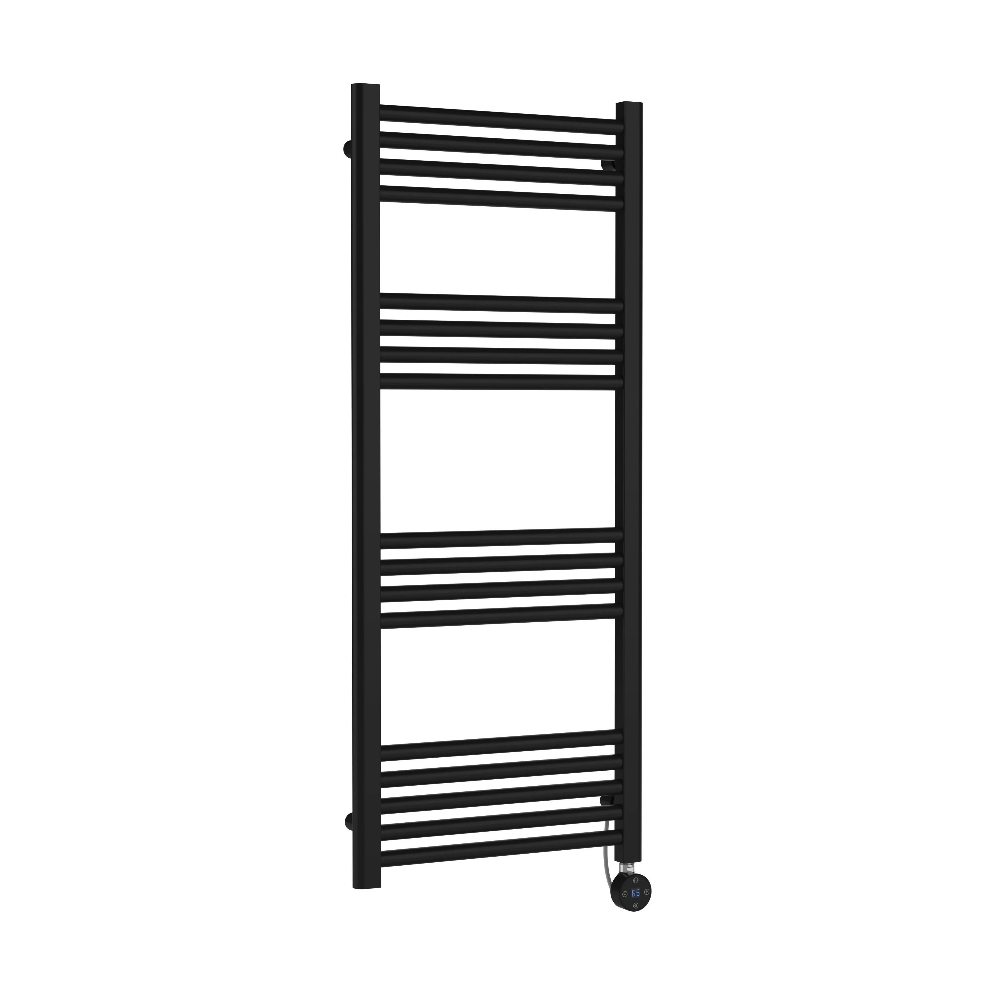 Croxall Electric Round Tube Heated Towel Rail with 17 Bars, 1200 x 500mm - Choice of Colour - Image 3