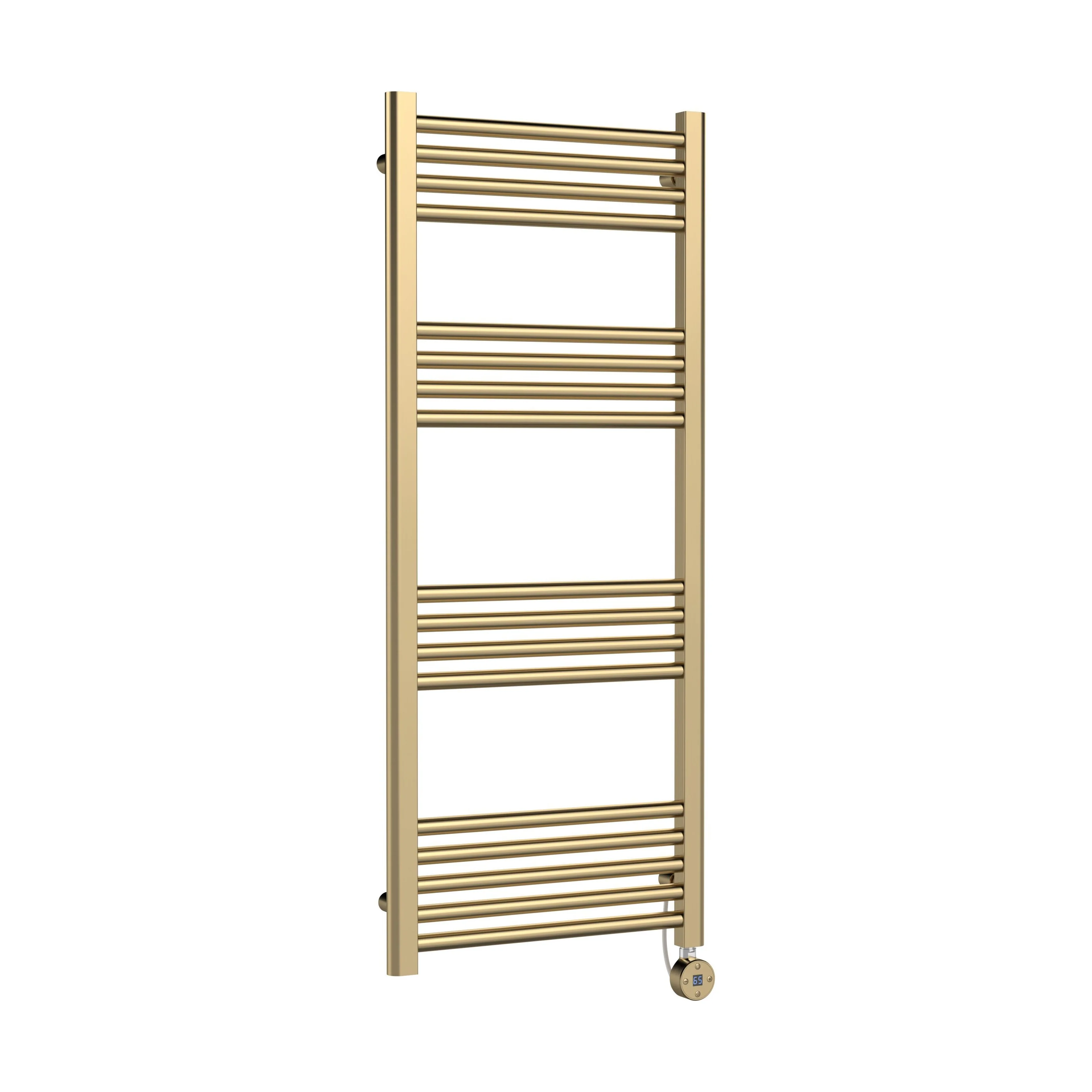 Croxall Electric Round Tube Heated Towel Rail with 17 Bars, 1200 x 500mm - Choice of Colour - Image 4