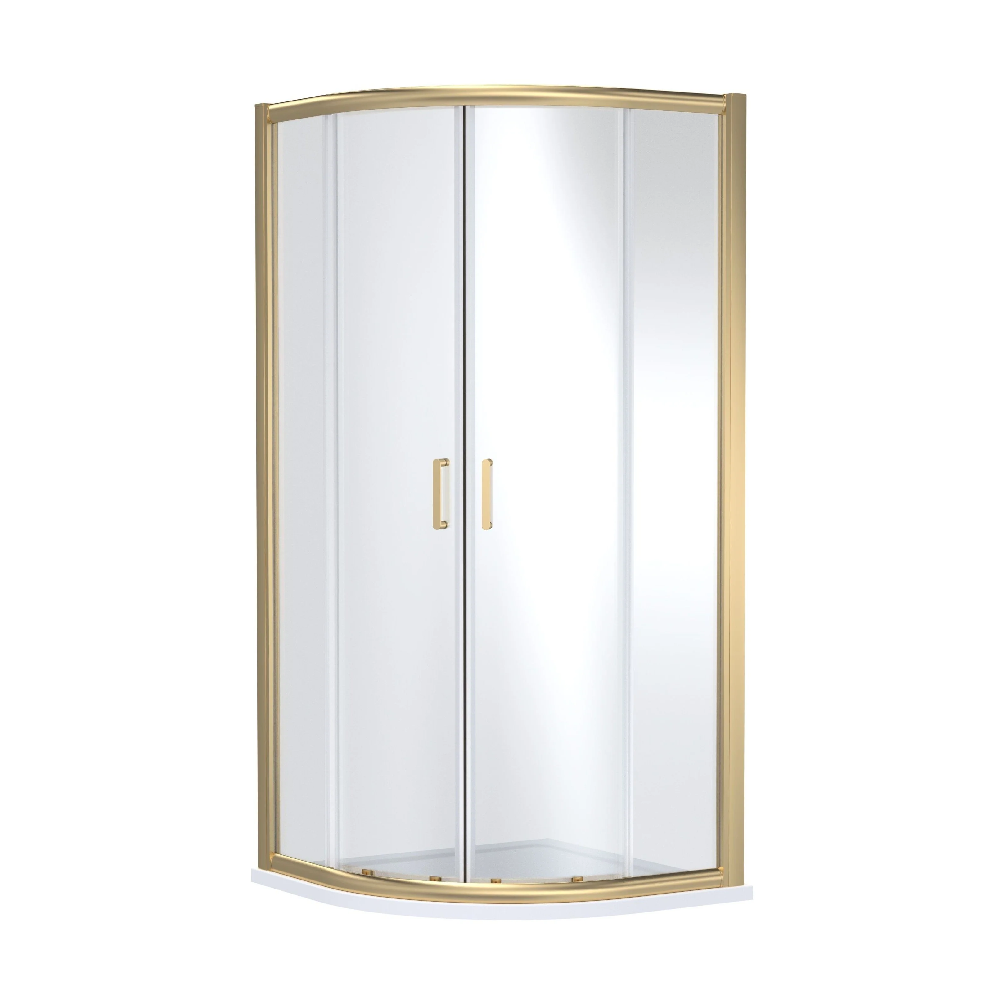 Ellenhall 8mm Toughened Safety Glass Quadrant Shower Enclosure, 1900mm Height - Choice of Finish - Image 8