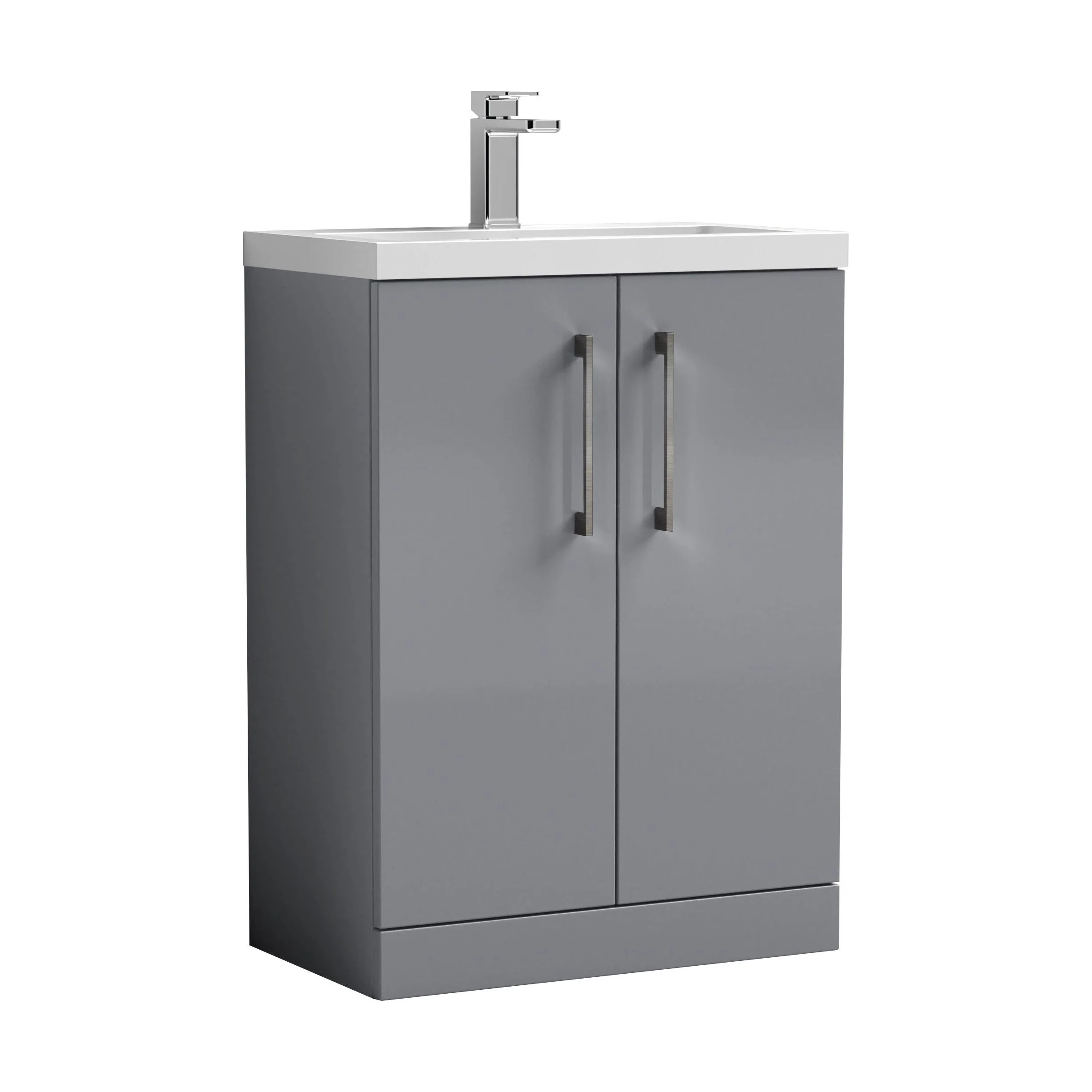 Bramshall Floor Standing Cloakroom Vanity Basin Unit with Choice of Finish, Handle Finish and Size - Image 183