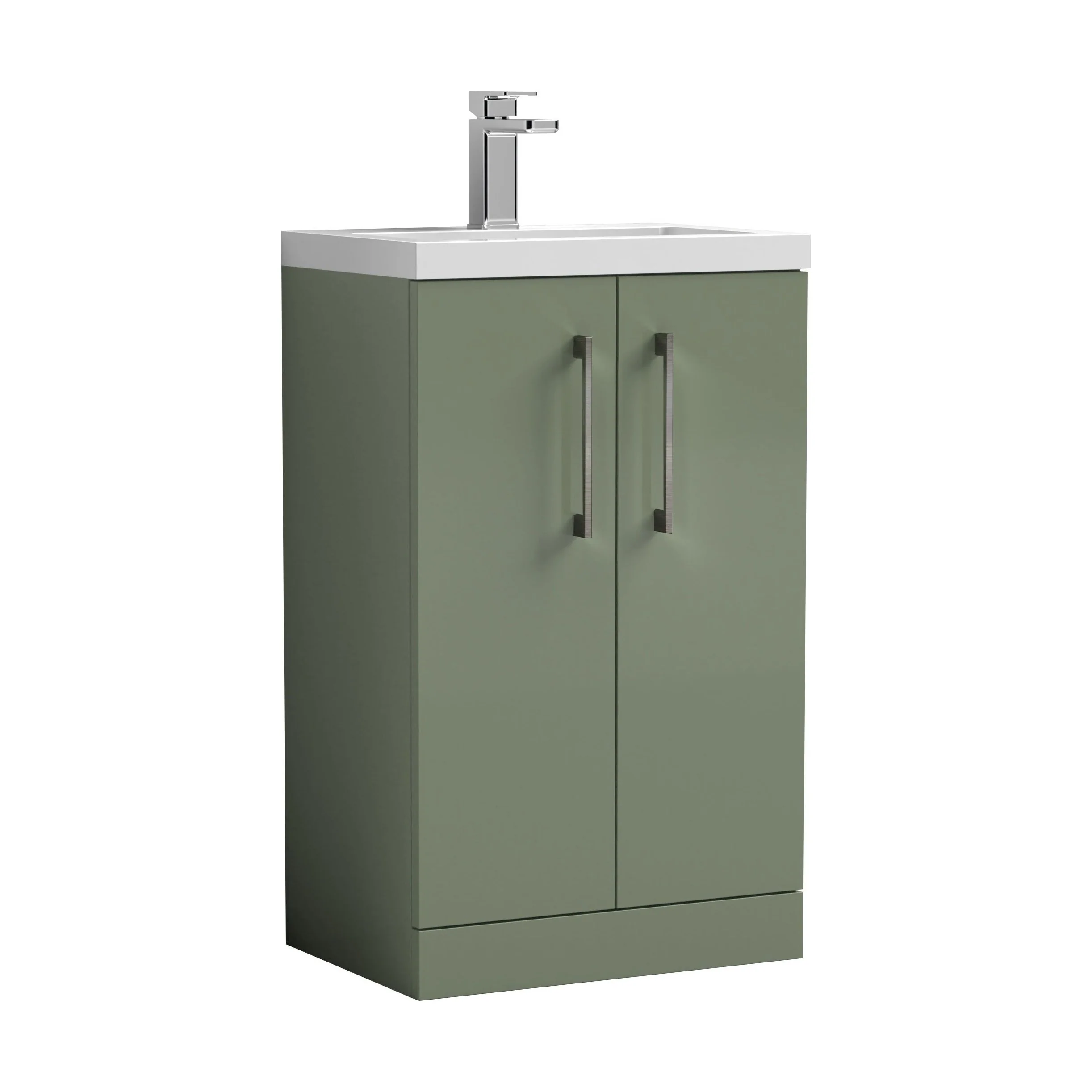 Bramshall Floor Standing Cloakroom Vanity Basin Unit with Choice of Finish, Handle Finish and Size - Image 188