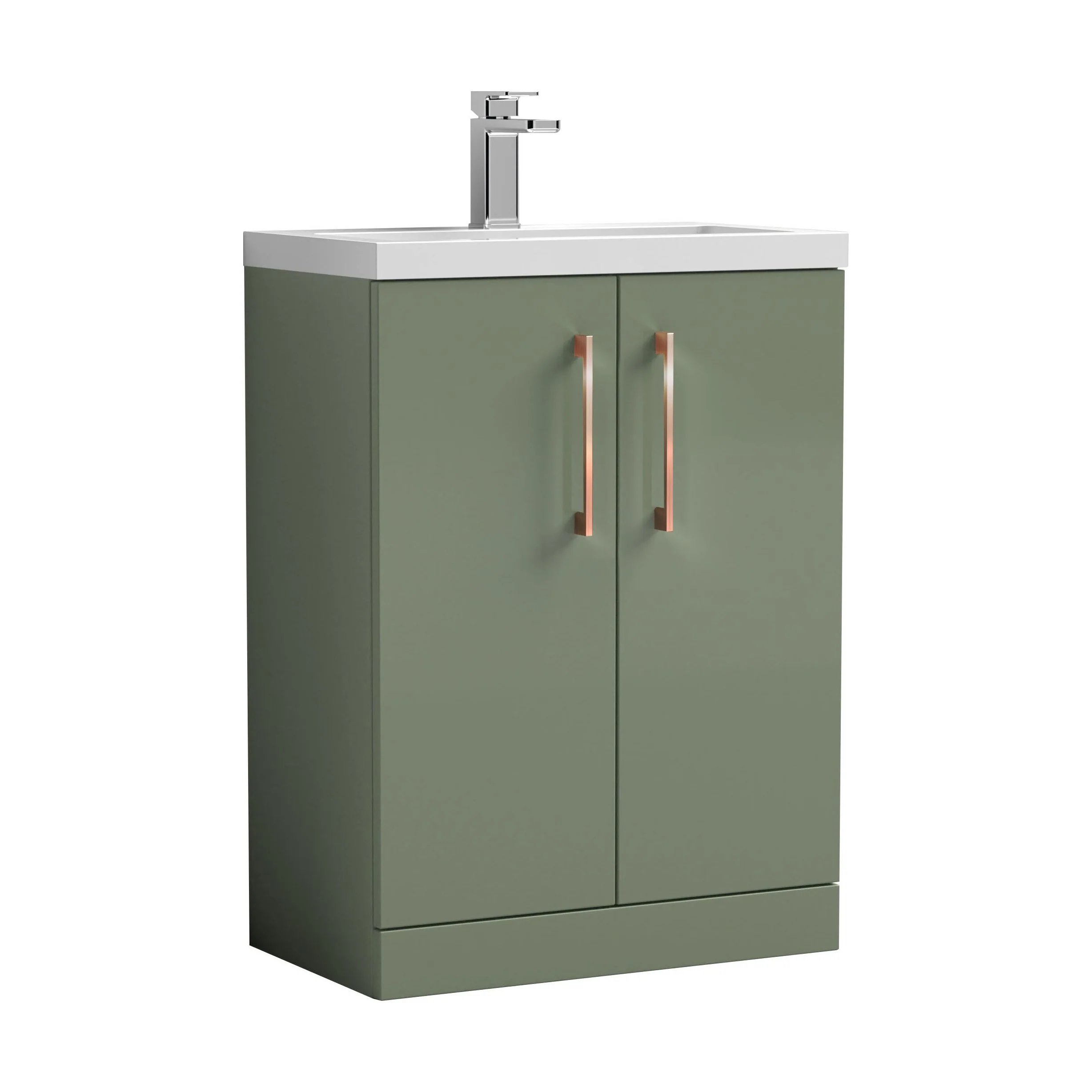 Bramshall Floor Standing Cloakroom Vanity Basin Unit with Choice of Finish, Handle Finish and Size - Image 191