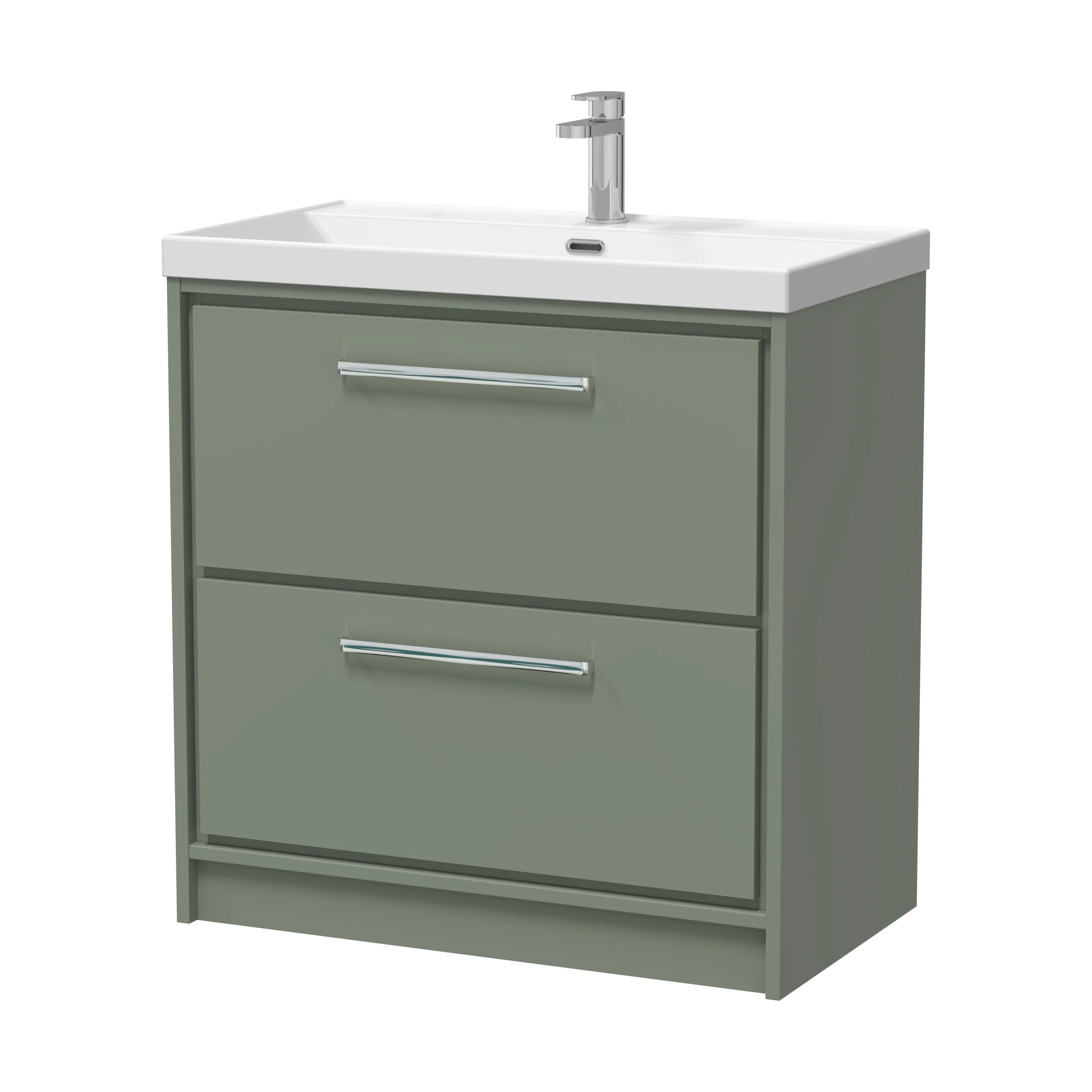 Longnor Floor Standing 2 Drawer Vanity Unit - Choice of Colour, Basin Type and Size - Image 20