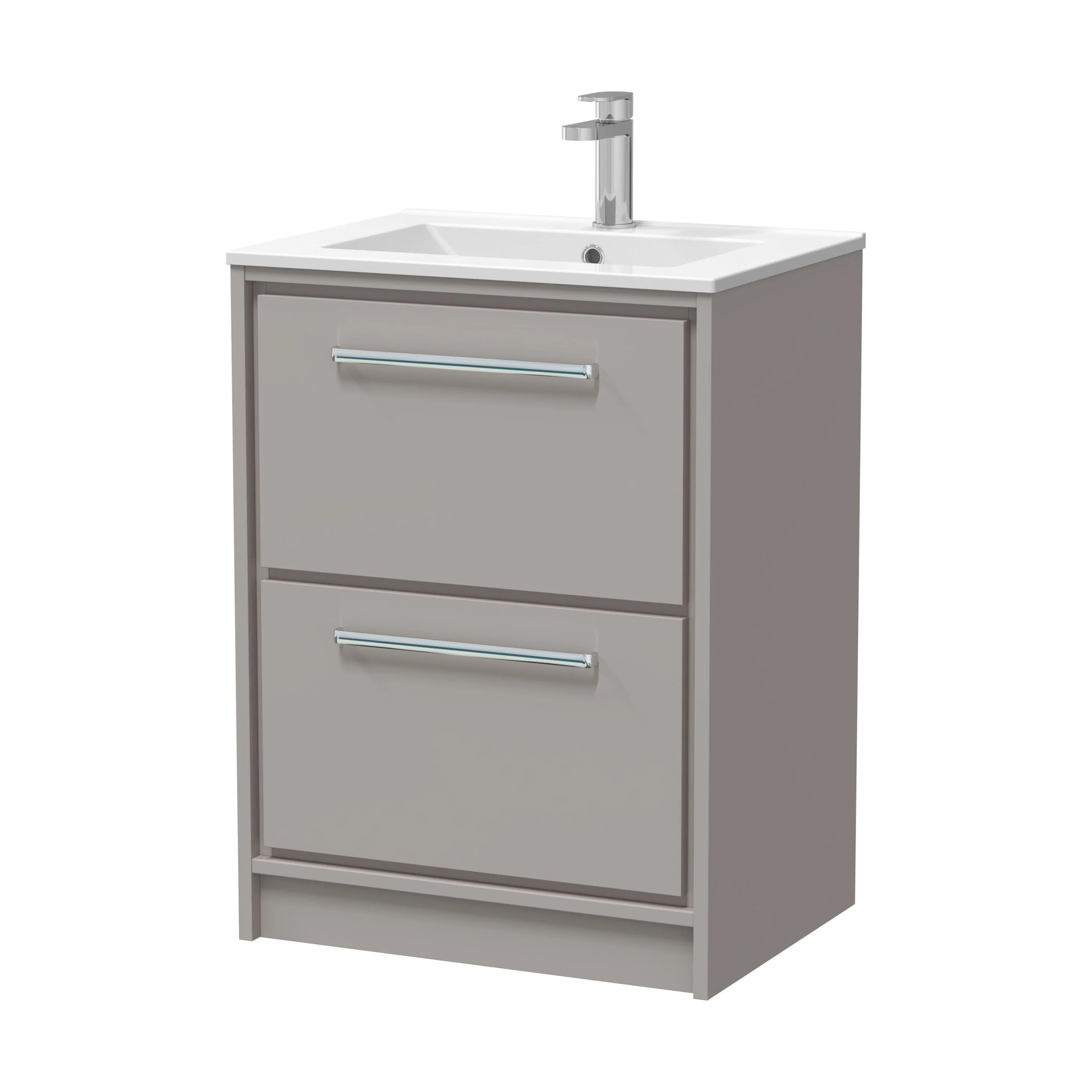 Longnor Floor Standing 2 Drawer Vanity Unit - Choice of Colour, Basin Type and Size - Image 21