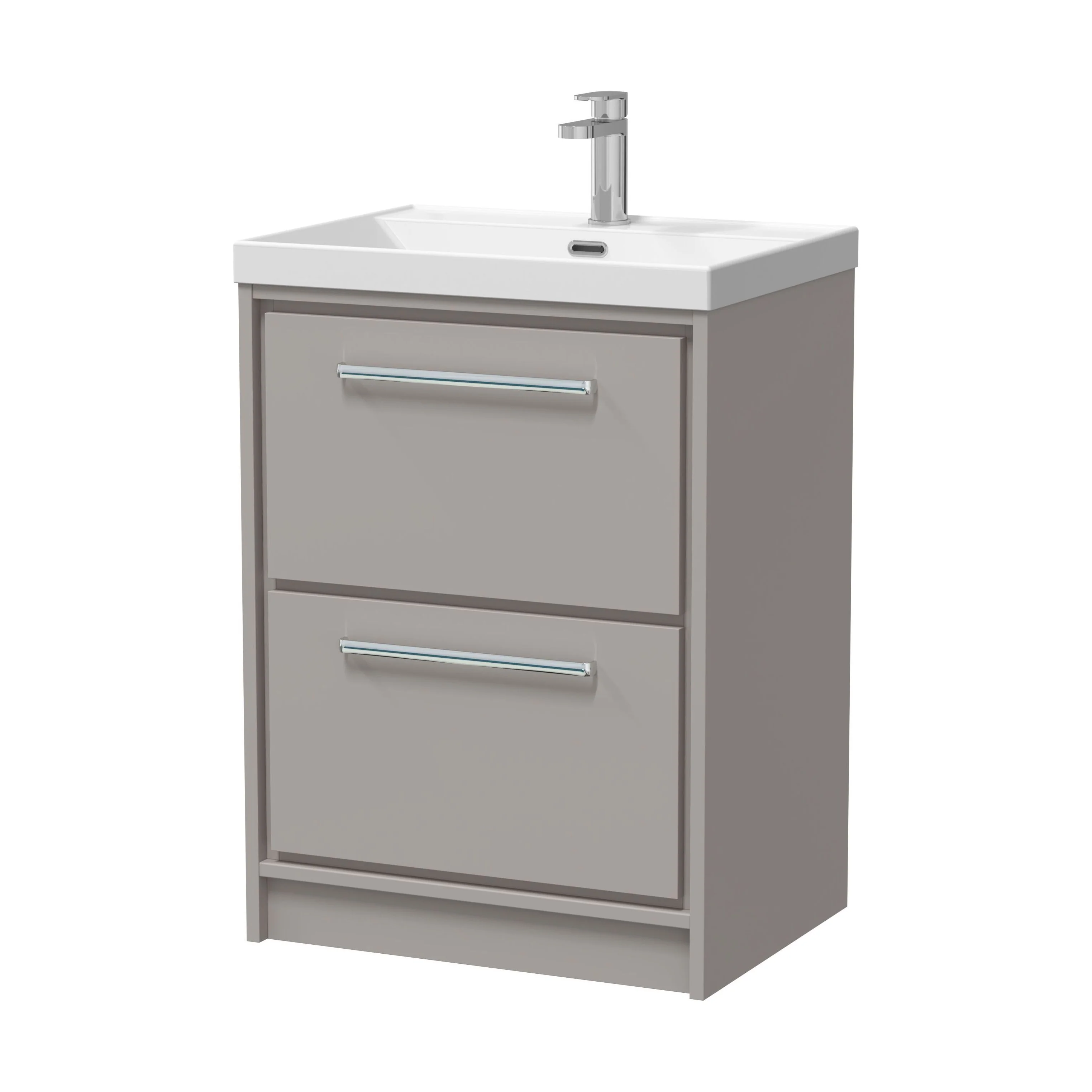 Longnor Floor Standing 2 Drawer Vanity Unit - Choice of Colour, Basin Type and Size - Image 22