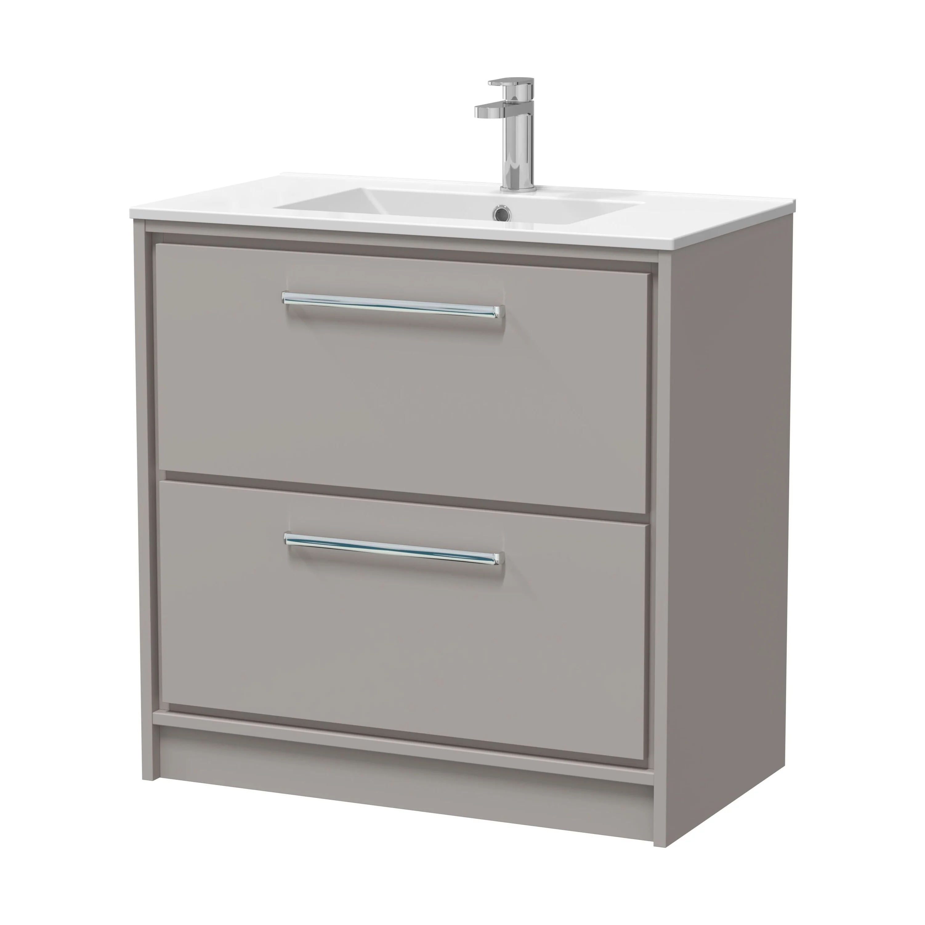 Longnor Floor Standing 2 Drawer Vanity Unit - Choice of Colour, Basin Type and Size - Image 23