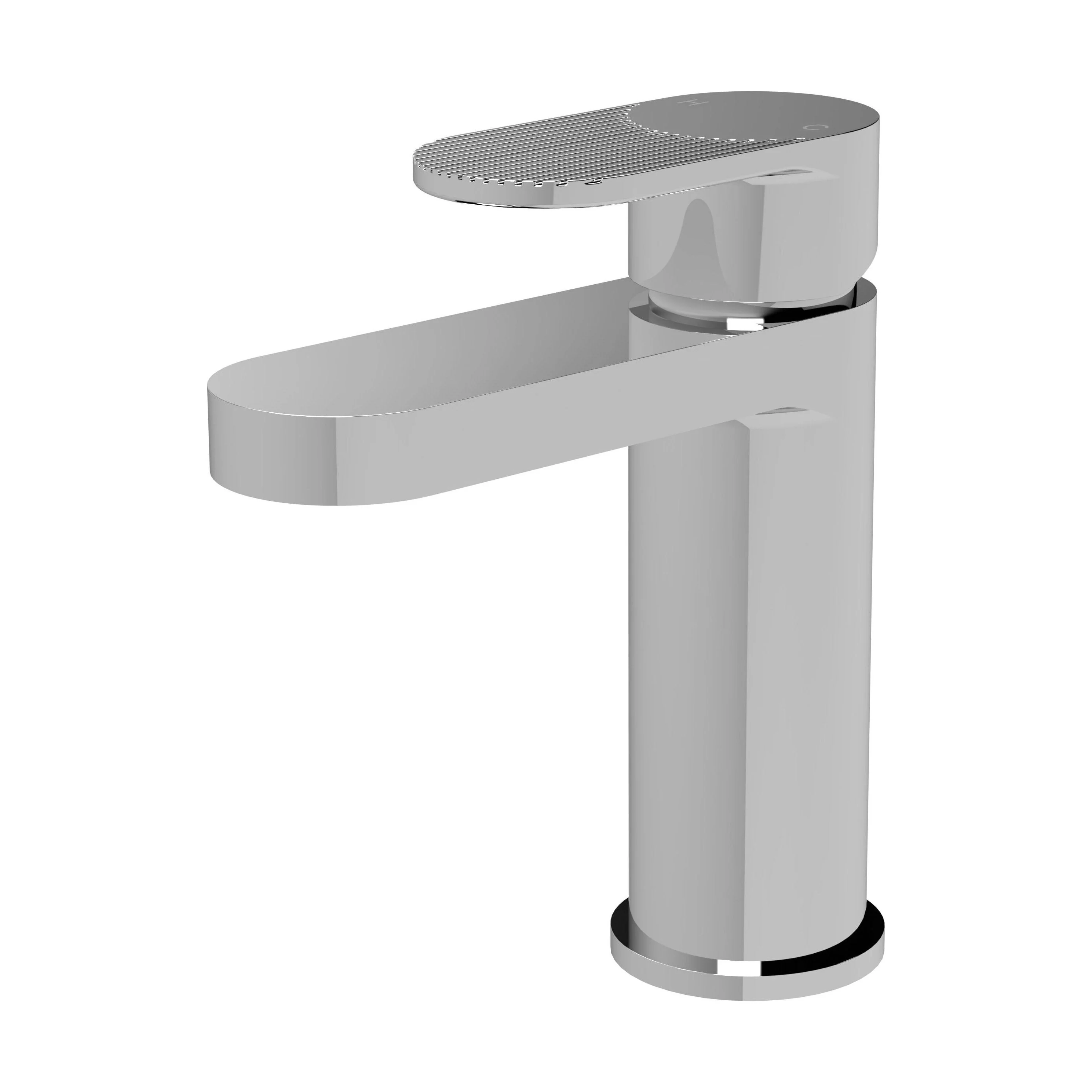Fluted Mono Basin Mixer P/B Waste