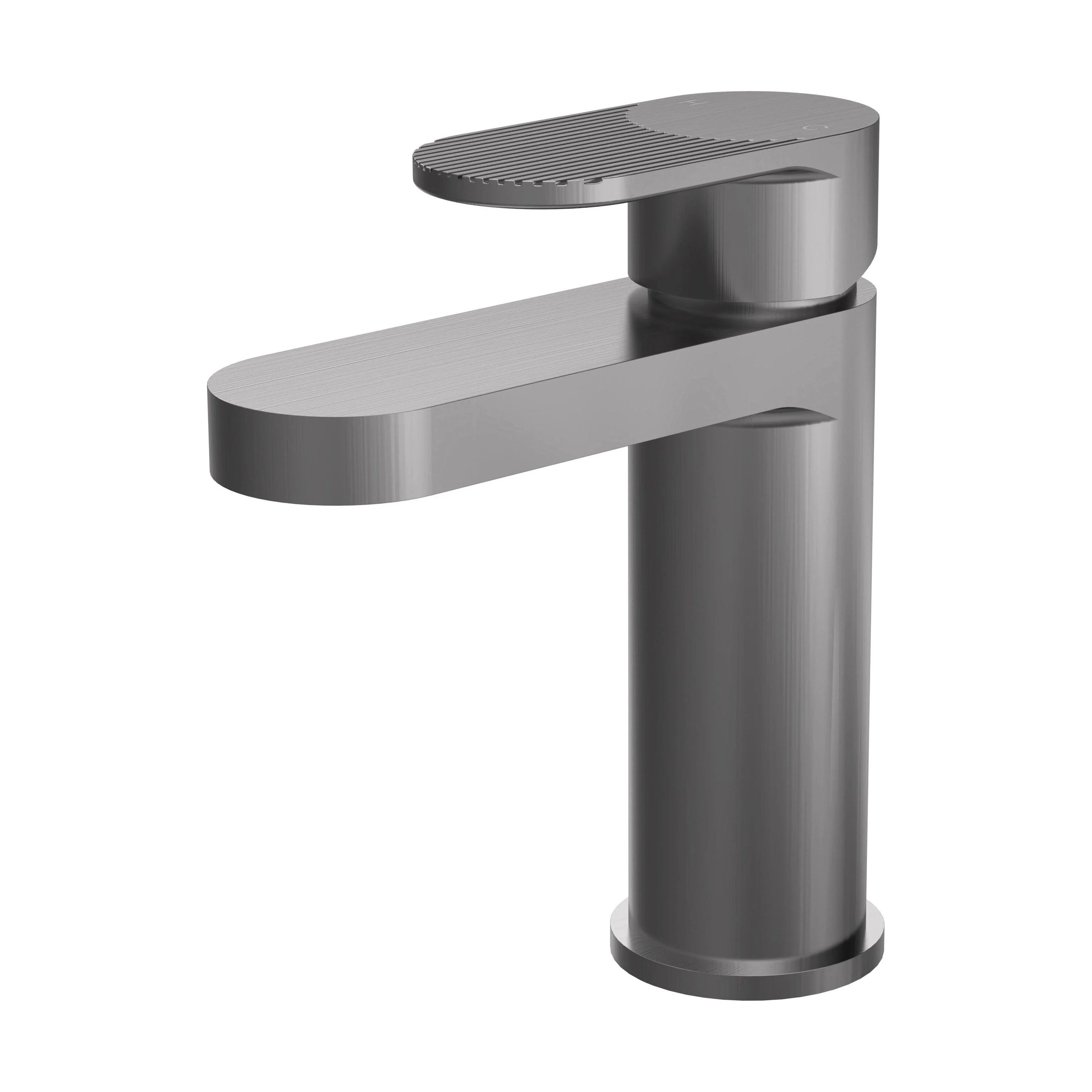 Fluted Mono Basin Mixer P/B Waste