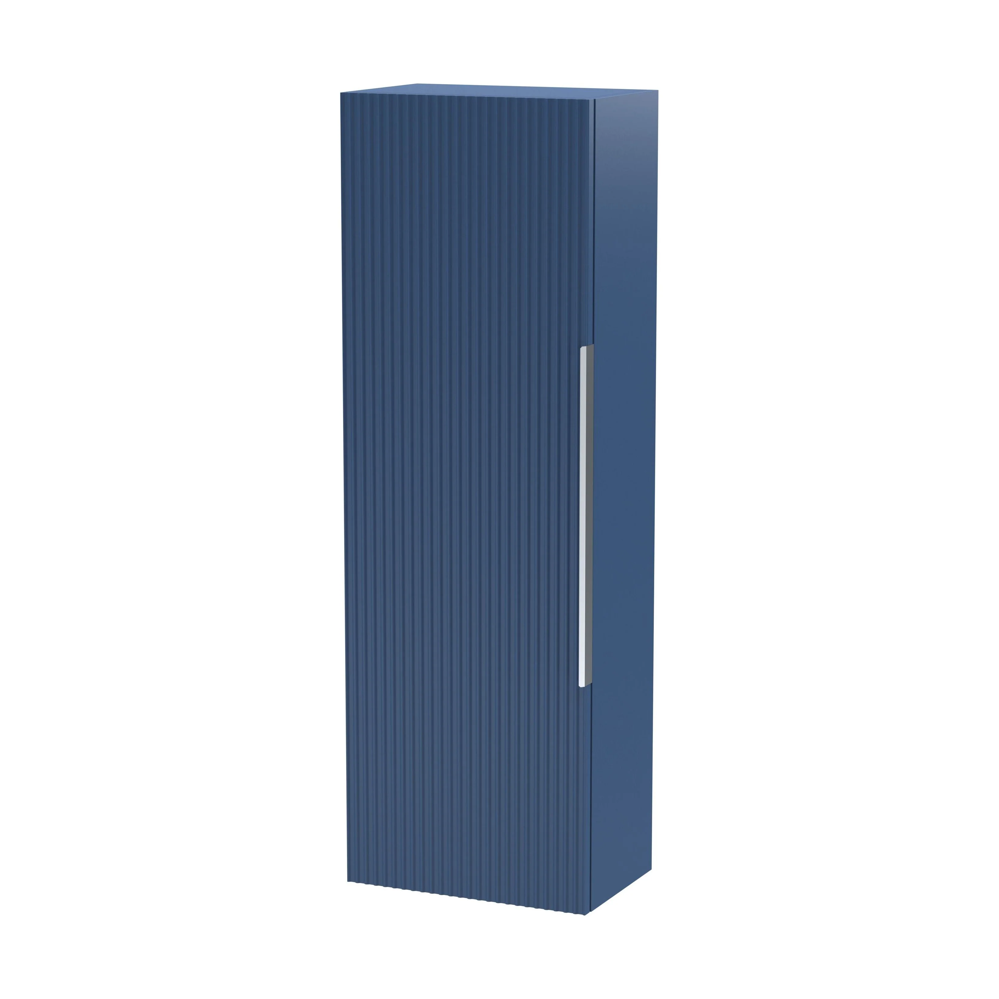 Tixall Fluted Wall Hung Tall Bathroom Storage Unit, 400mm, Multiple Colours and Handle Options - Image 55